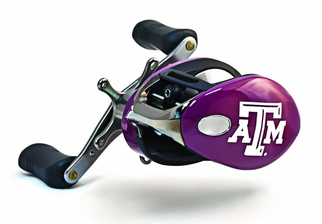 NCAA Texas A&M Aggies Fishing Reel, Right Handed