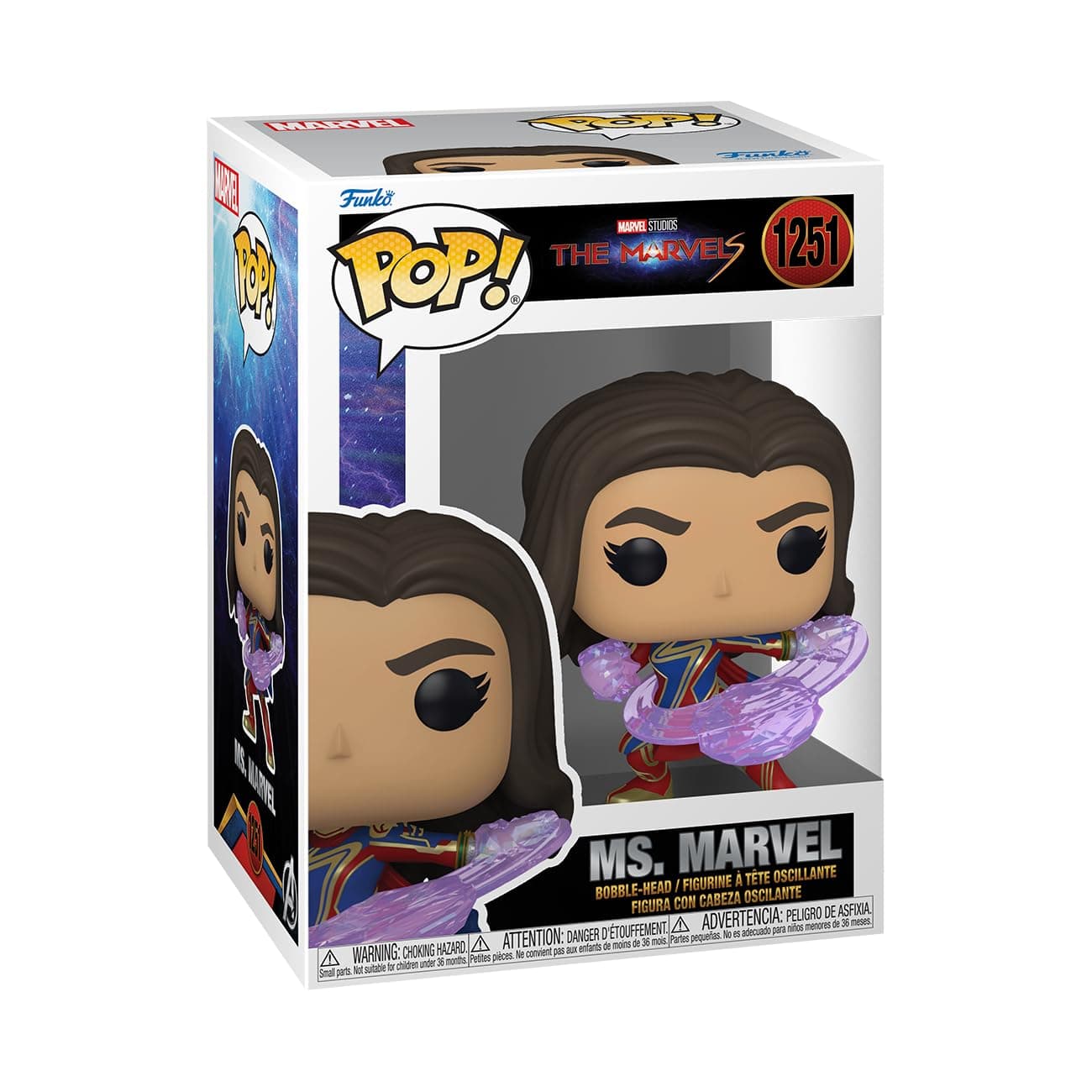 POP! Vinyl: The Marvels - Ms. Marvel - Collectable Vinyl Figure - Gift Idea - Official Merchandise - for Kids & Adults - Movies Fans - Model Figure for Collectors and Display