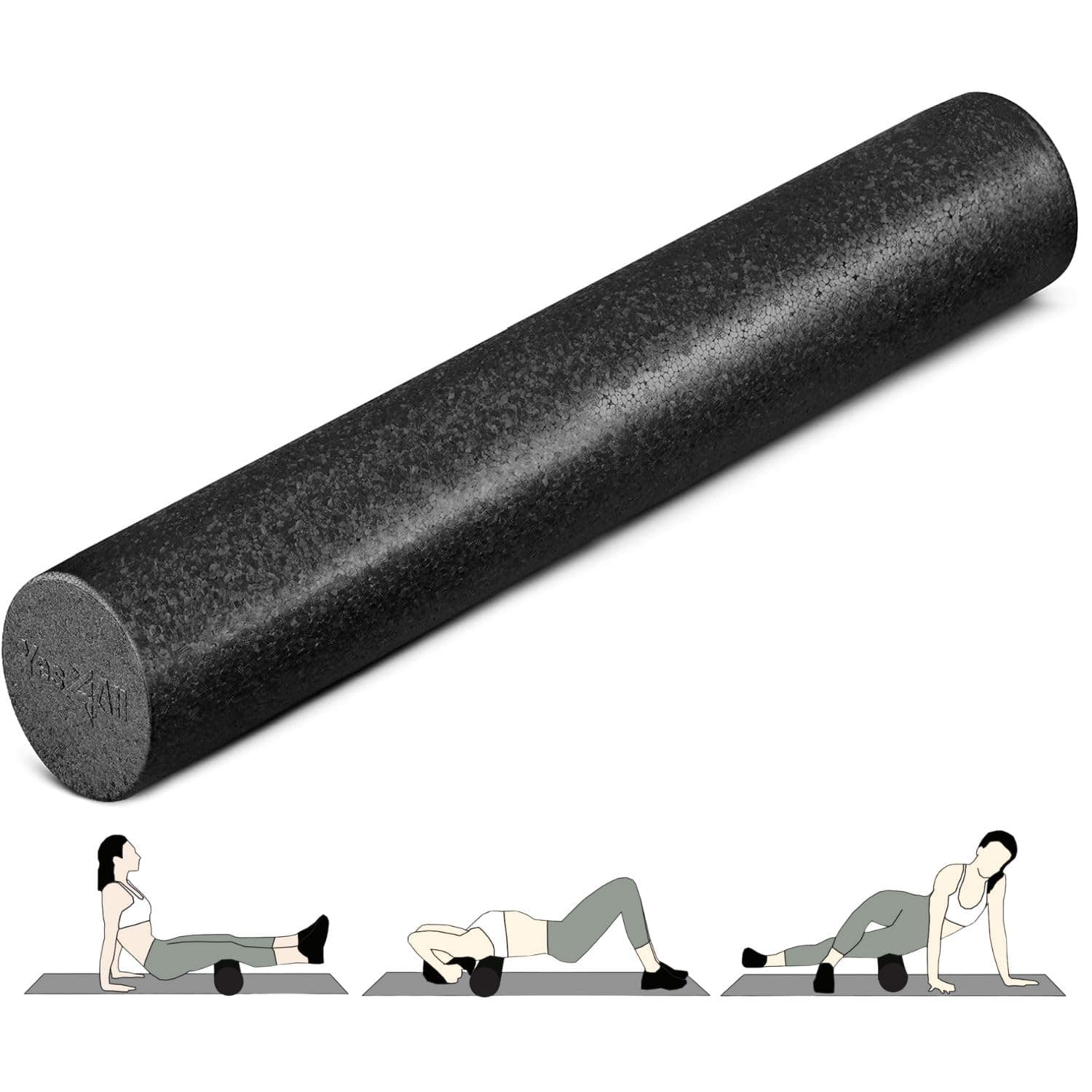 High-Density Round Foam Roller EPP - Soild Colors