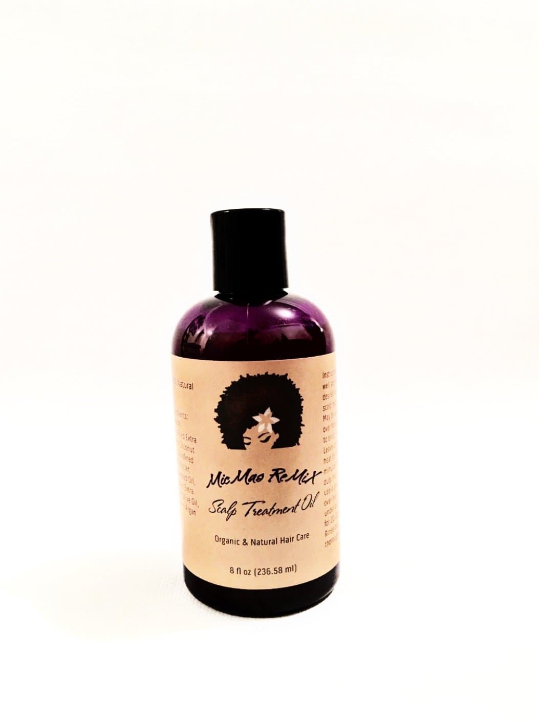 Scalp Treatment Oil 8 Oz. - Organic & Natural Hair Care Butter/Oils with Protein for Relaxed, Dreads/Locs, Natural Coarse & Coily Hair - Nourish a healthy scalp for hair growth and relieve dandruff.