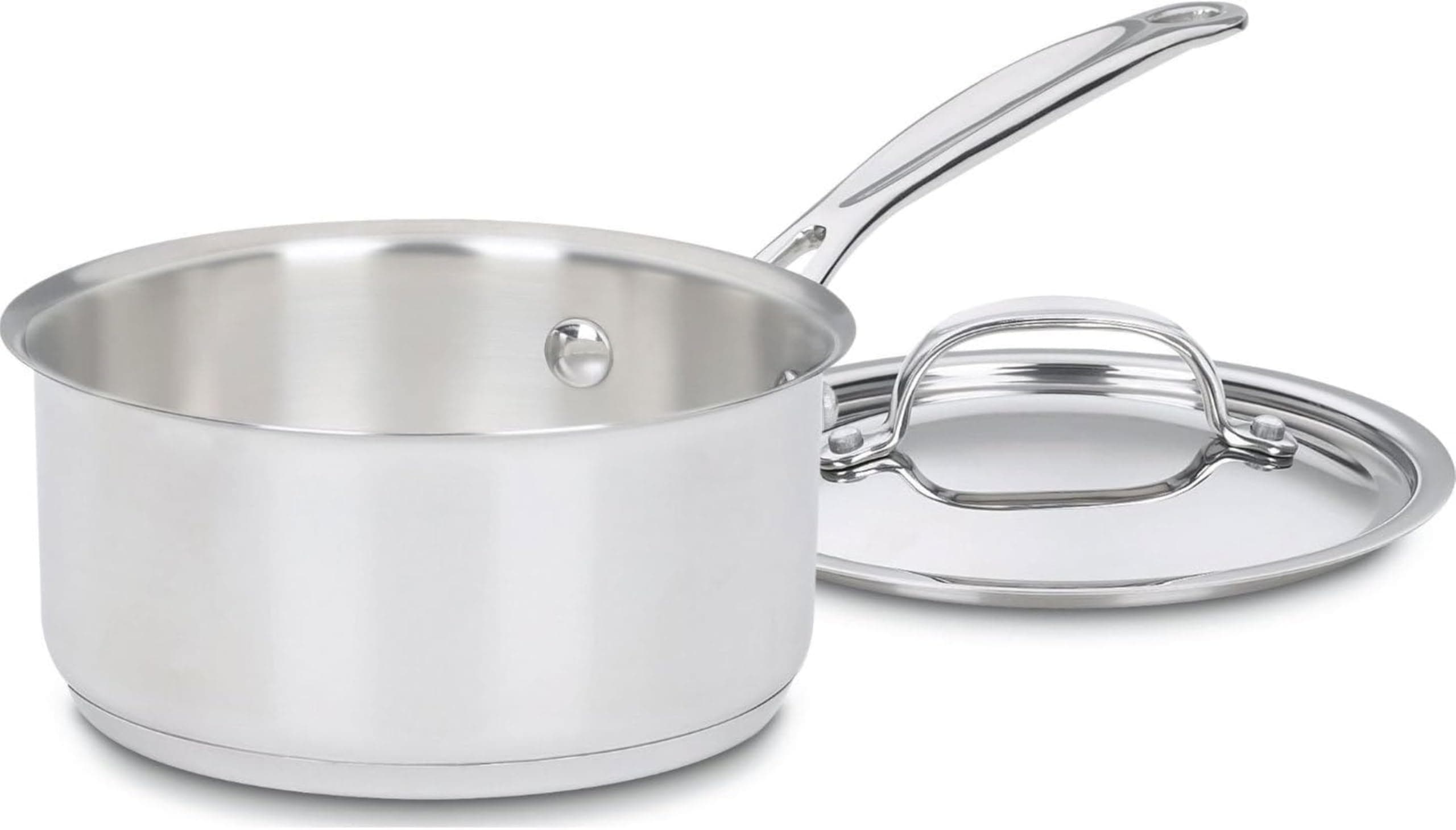 Chef's-Classic-Stainless-Cookware-Collection, Stainless Steel, 1.5-Quart