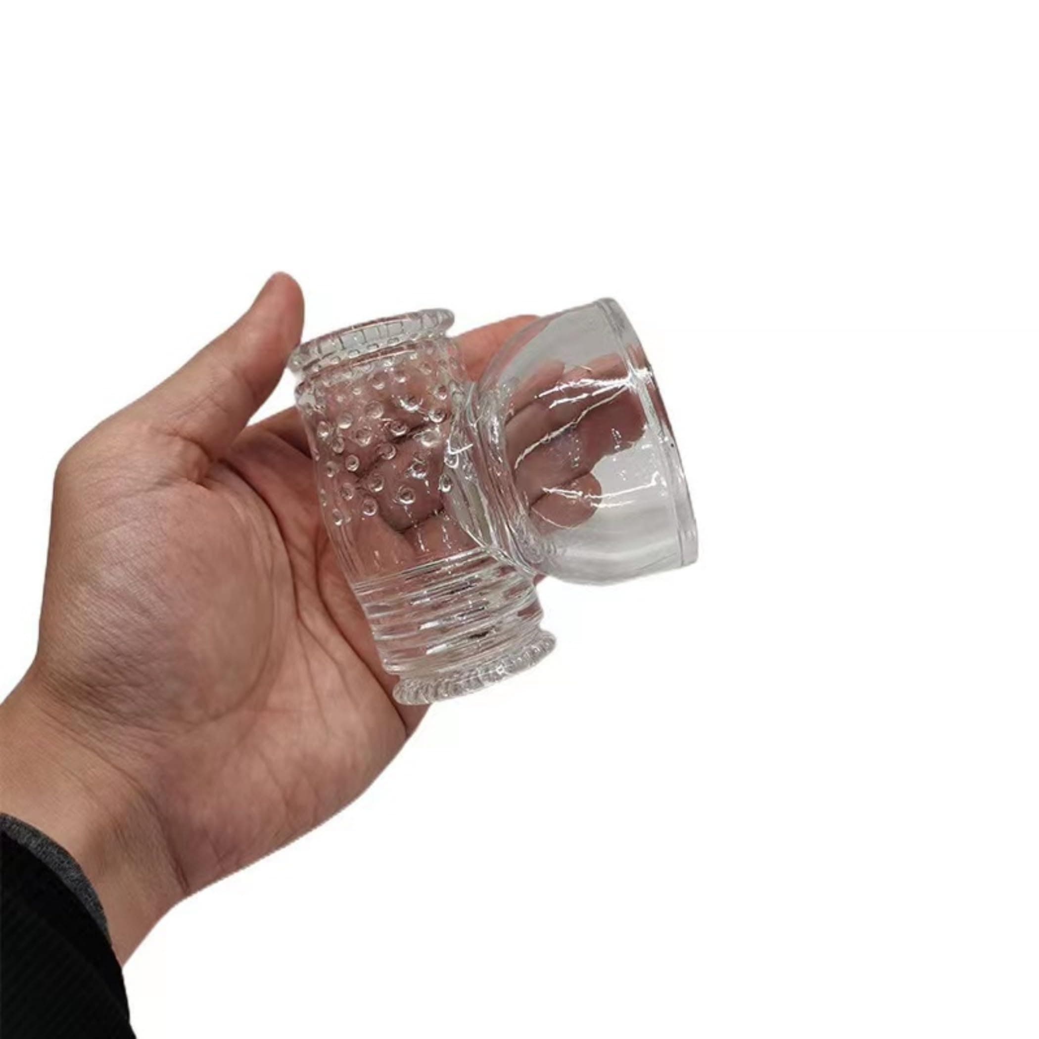 Massager Attachment & Massage Accessory Clear Silicone Head Cover