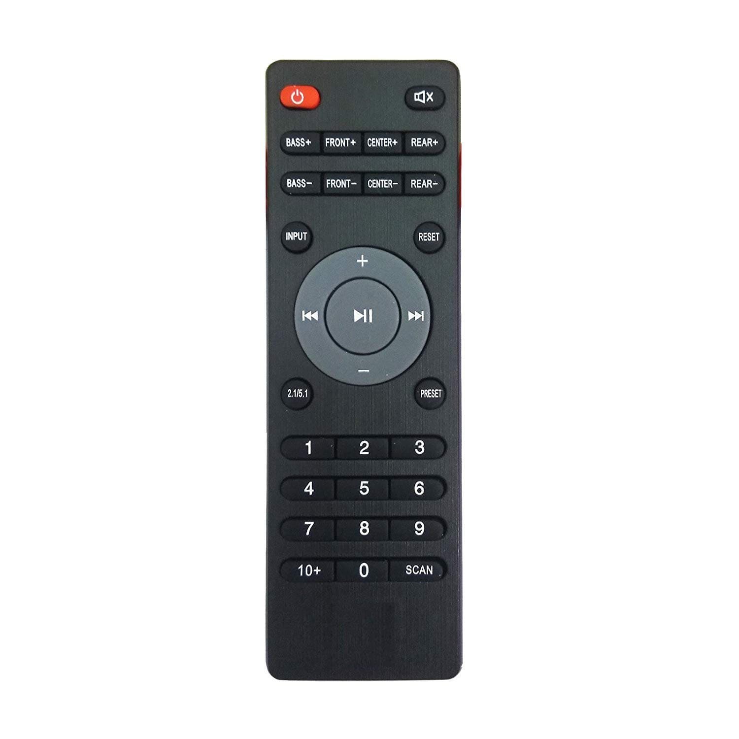 LipiWorld Home Theater Remote (Compatible I Ball Home Theater System Remote Control Old Remote Exactly Same Remote Will Only Work) Compatible For Iball Home Theater, Black