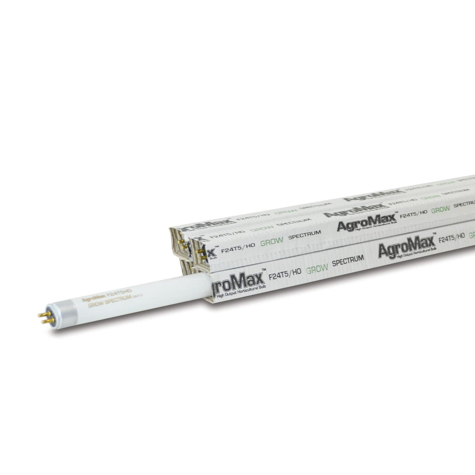 4-Pack 2 Foot (22.625") 6,400K Grow T5 Fluorescent Grow Light Bulbs - (4) F24T5HO Bulbs