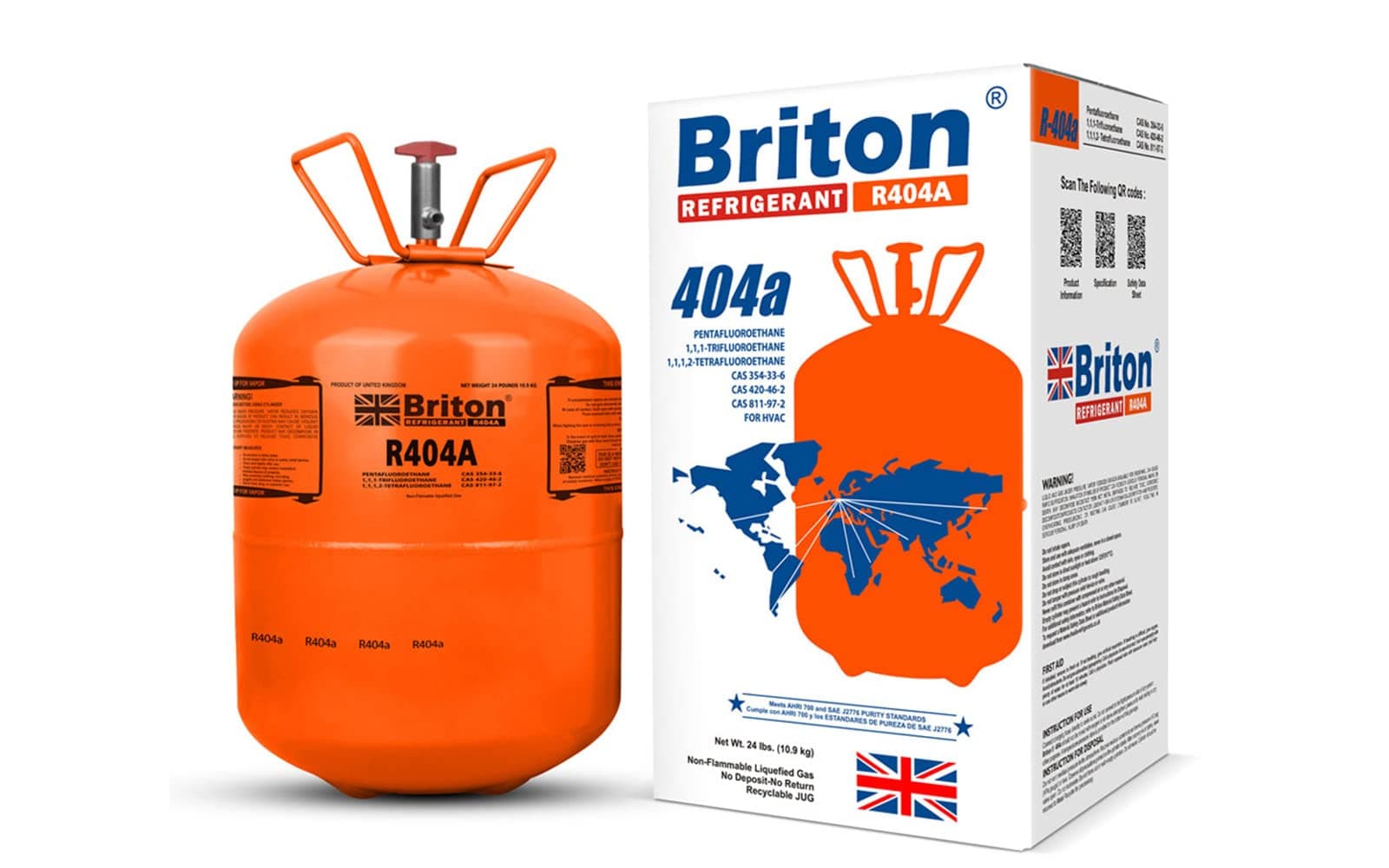 R404A For HVAC Disposable Cylinder 10.9Kg