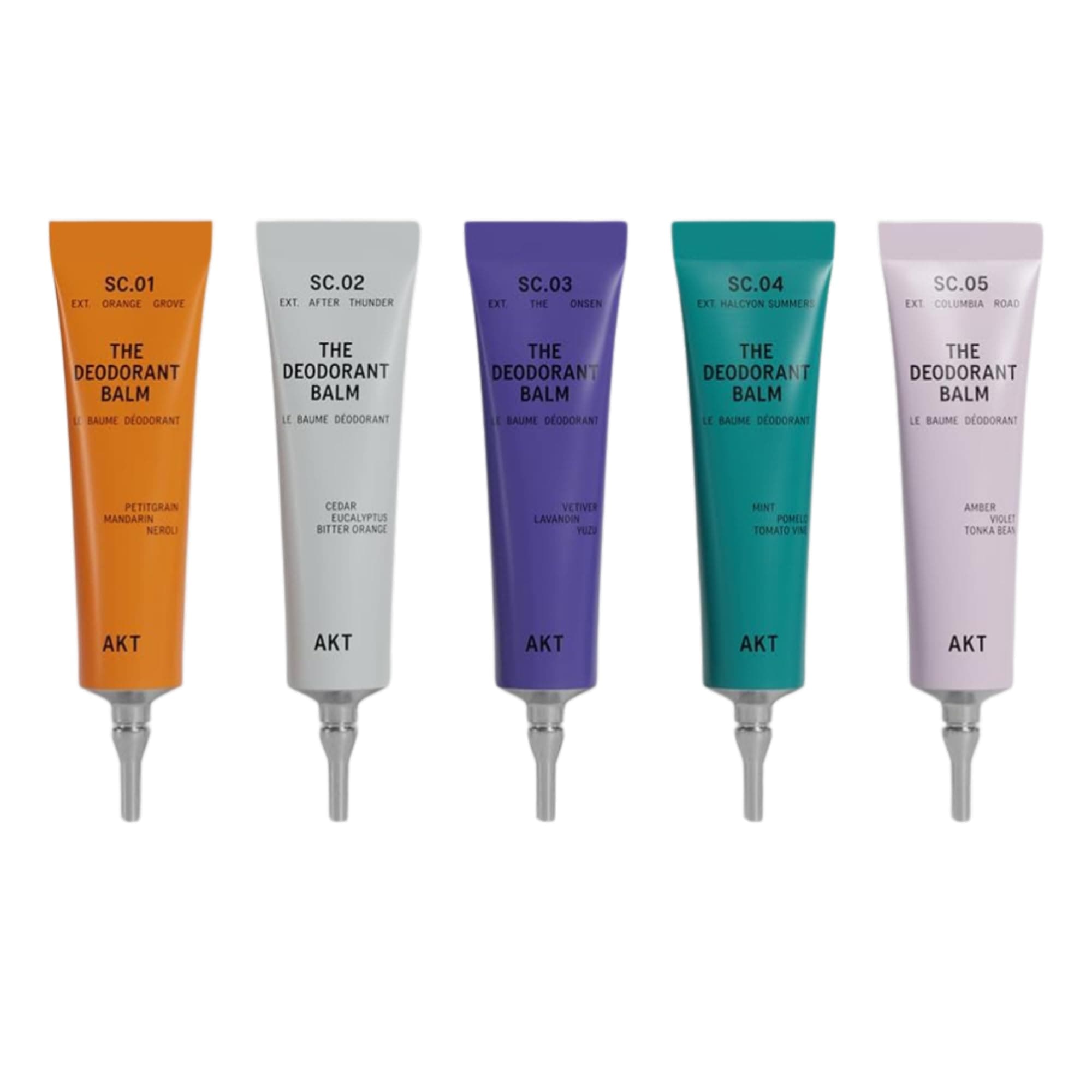 - Mini Deodorant Balms Discovery Set, Pack of 5 x 0.16 Fl Oz, Natural Deodorants for Men and Women, Award-Winning, Multi-use, Cream Deo Without Aluminum, Plastic Free, All Genders