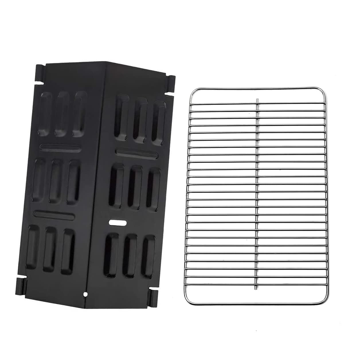 Sweetcook Porcelain Enameled Flavorizer Bars Replacement for Weber 9201and Gas Go-Anywhere Grill