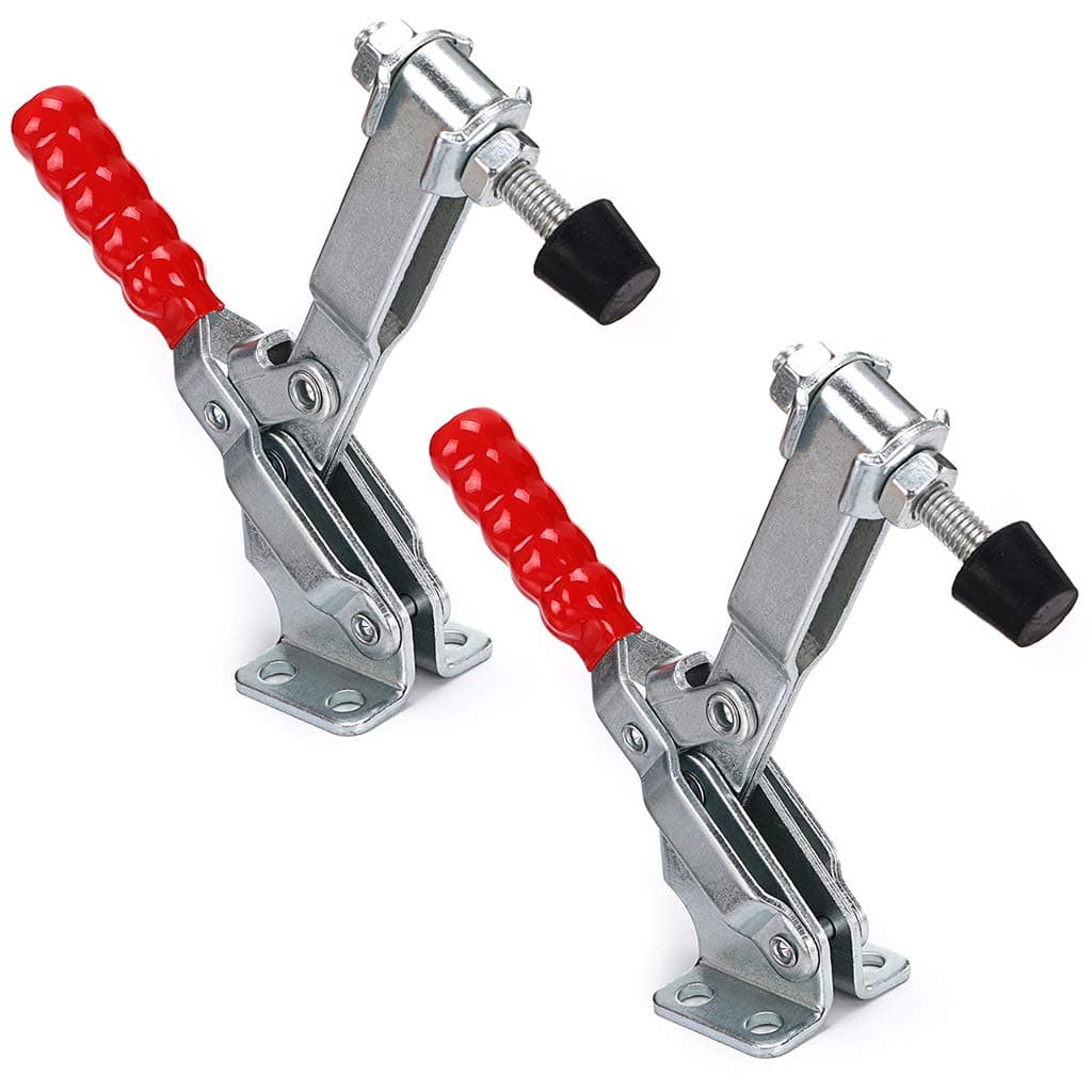 2 Pack Vertical Toggle Clamp, Toggle Clamps Quick Release, Hold Down Toggle Clamp