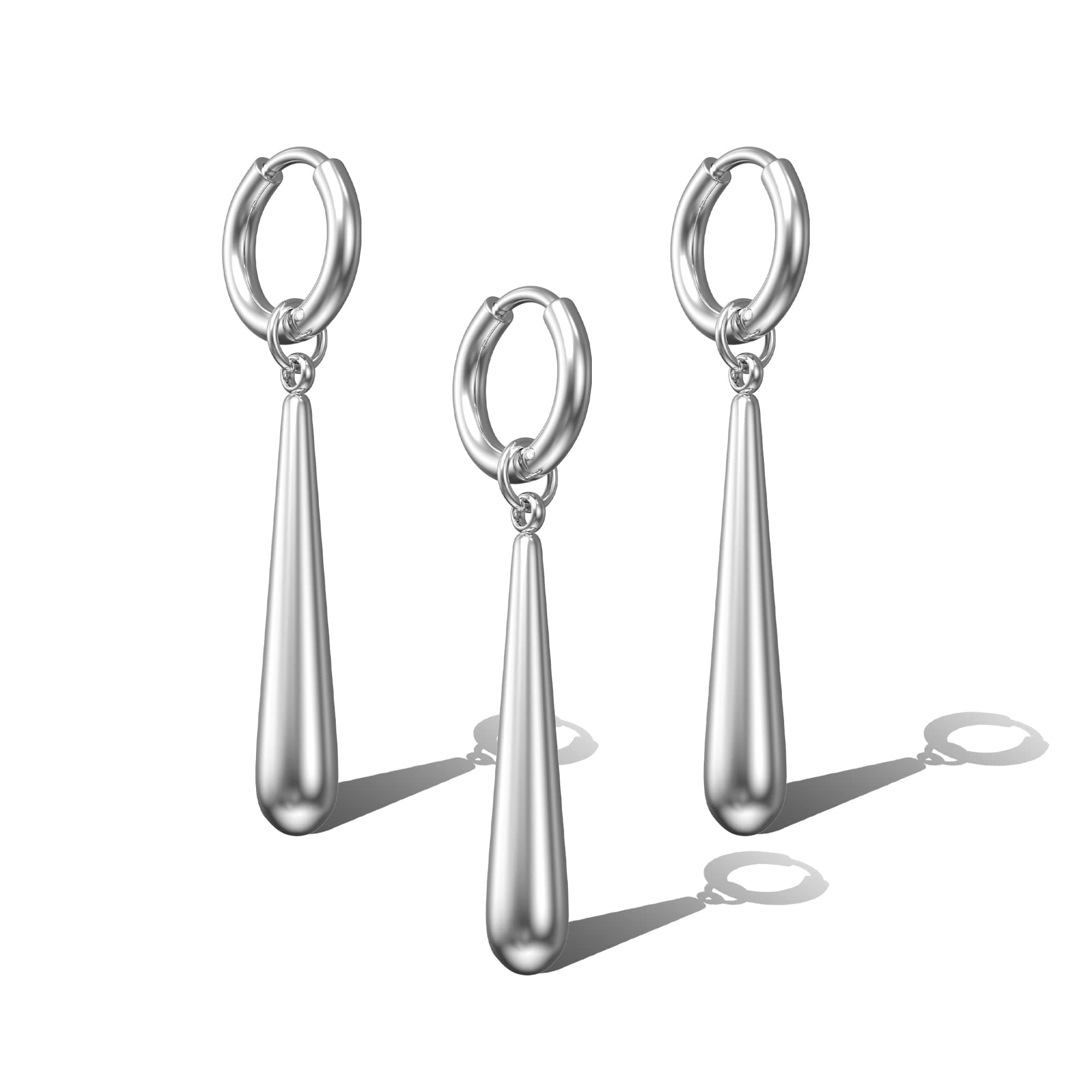 GUIJUEYE3 Pcs Roronoa Zoro Earrings, One Piece Anime Figure Zoro Cosplay Jewelry, Surgical Steel Dangle Hoop Earrings for Women Men