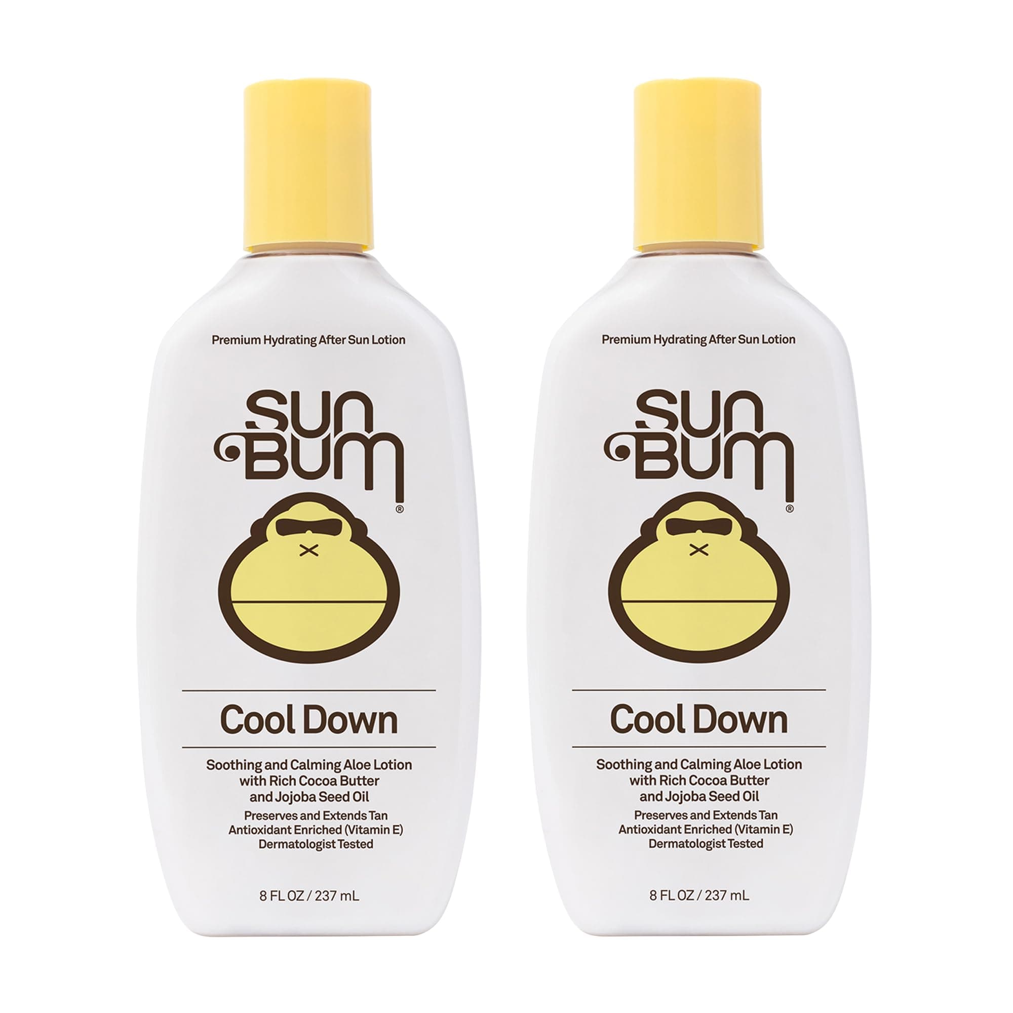 Sun Bum Cool Down Aloe Vera Gel | Vegan and Hypoallergenic After Sun Care with Cocoa Butter to Soothe and Hydrate Sunburn Pain Relief | 8 oz