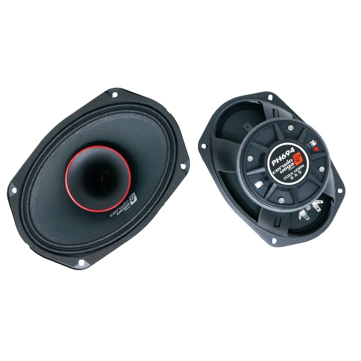 Cerwin Vega PH694 6x9″ 640W PRO Series Full-Range Car Audio Co-Ax Horn Speakers
