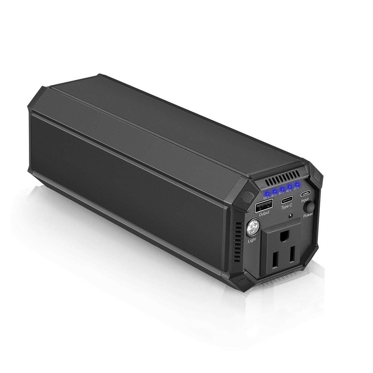 AC Outlet Portable Laptop Power Bank (TSA-Approved), Universal 116Wh/31200mAh 100W Travel Laptop Charger & External Battery Pack for MacBook, Acer, HP, Samsung, Dell, ASUS, Lenovo, Notebook, Black