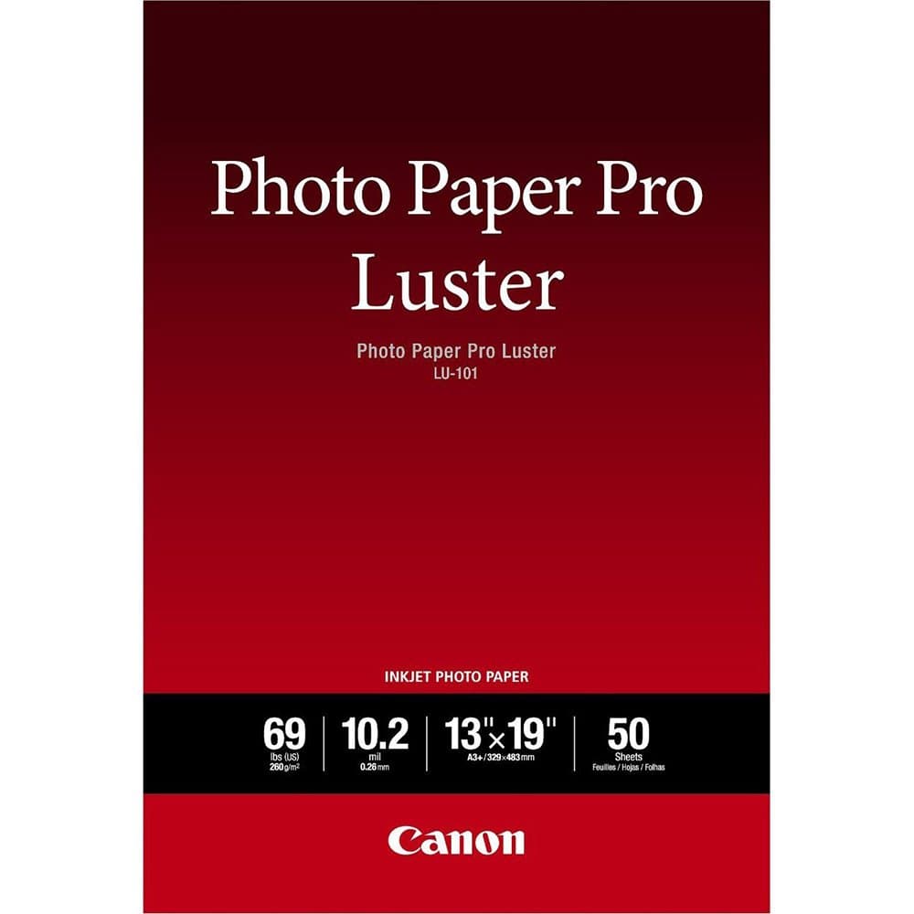 Canon Luster Photo Paper, 13" x 19" (50 Sheets) (LU-101 13X1950) CANON