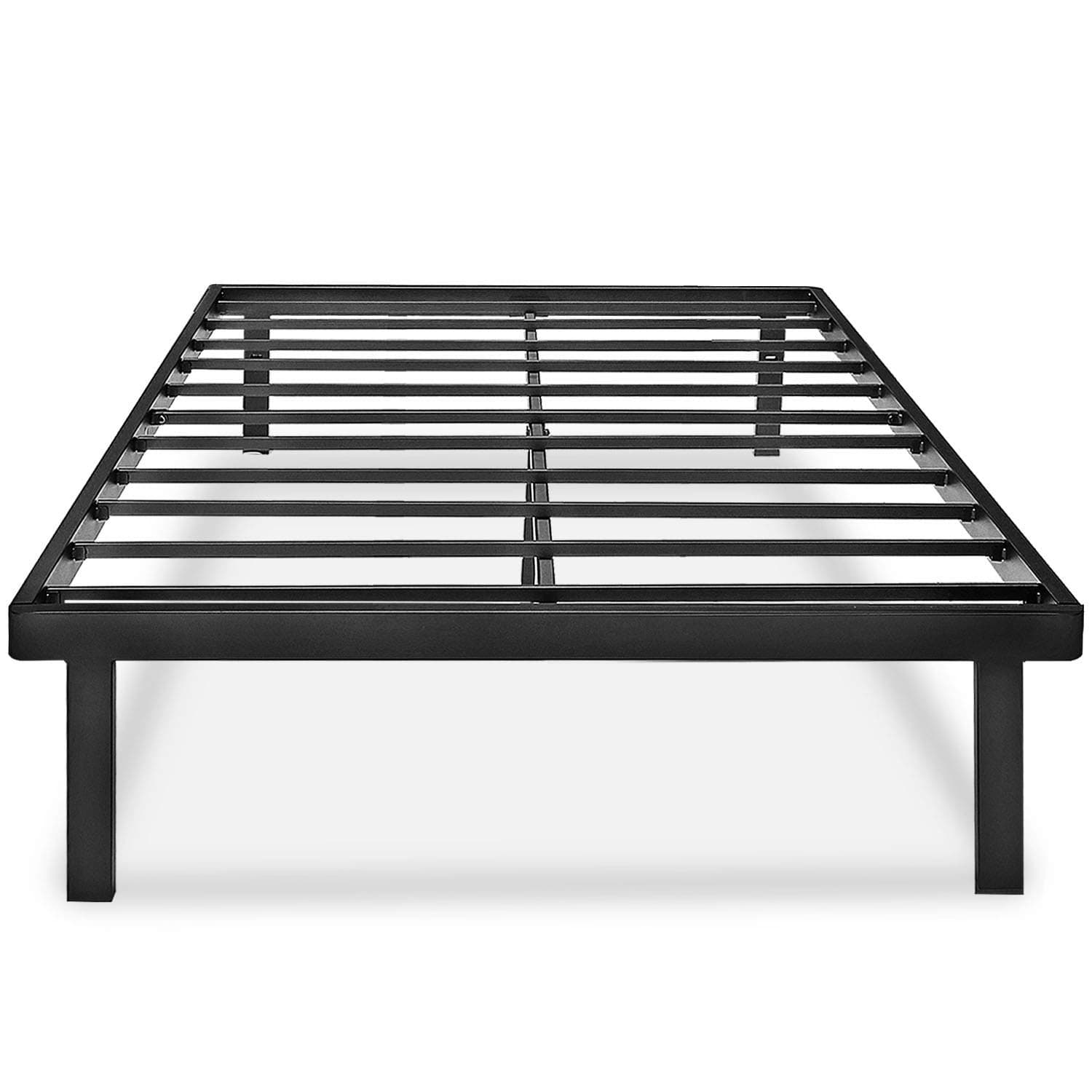 Metal Full Size Platform Bed Frame with Storage No Box Spring Needed Required Heavy Duty Bedframes, DF