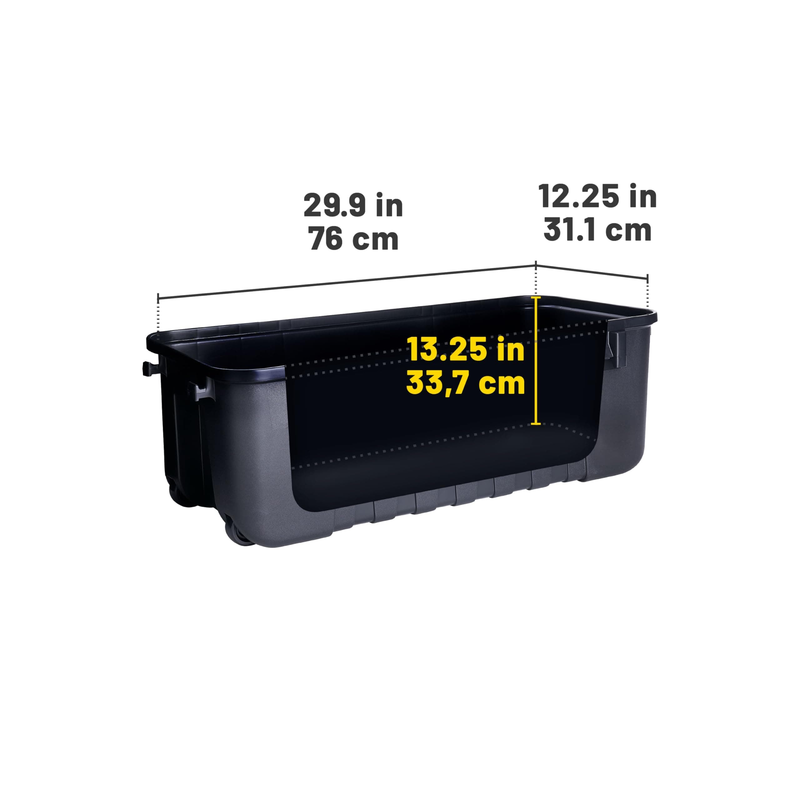 Plano 1919-00 FIELD TRUNK XXL (Field Trunk), Black, 32.8 gal (100 L)