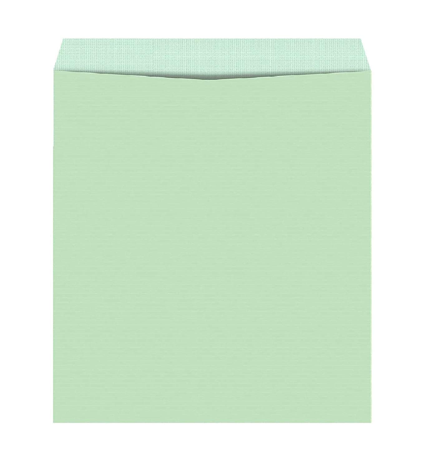 14x10 Inch Cloth Line Courier Cover,Courier Envelopes,Courier Cover Green,Green Envelopes For Office Letter Document (Pack Of 25)