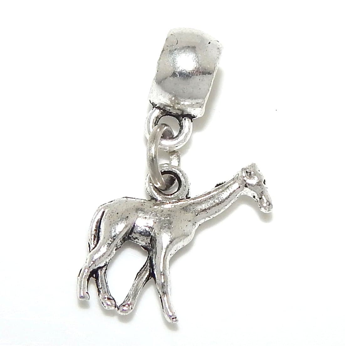Jewelry Monster Dangling "Giraffe" Charm Bead for Snake Chain Charm Bracelets 10076