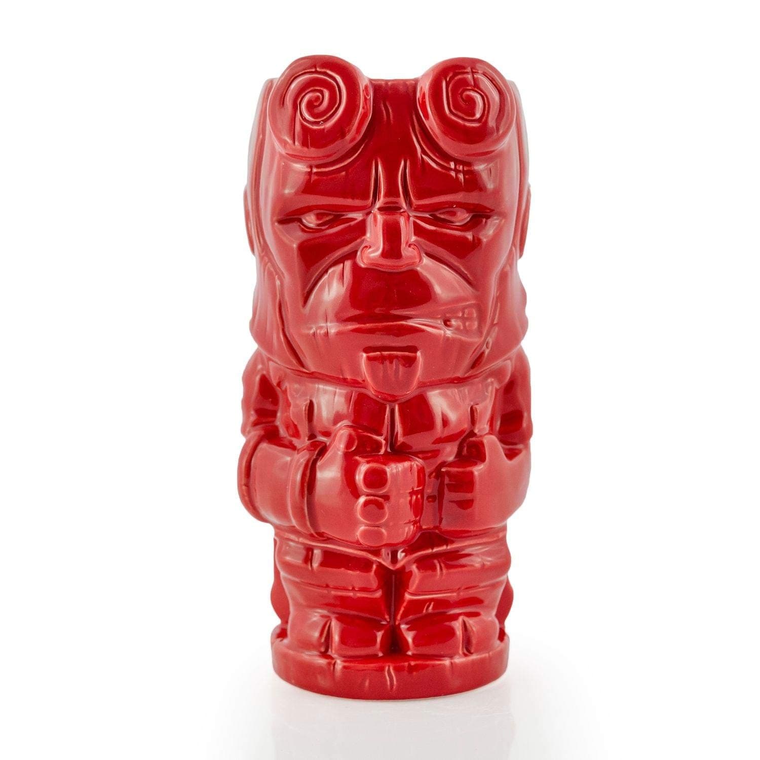 Hellboy Geeki Tikis Mug | Official Figure Collectible Tiki Style Ceramic Cup | Holds 25 Ounces