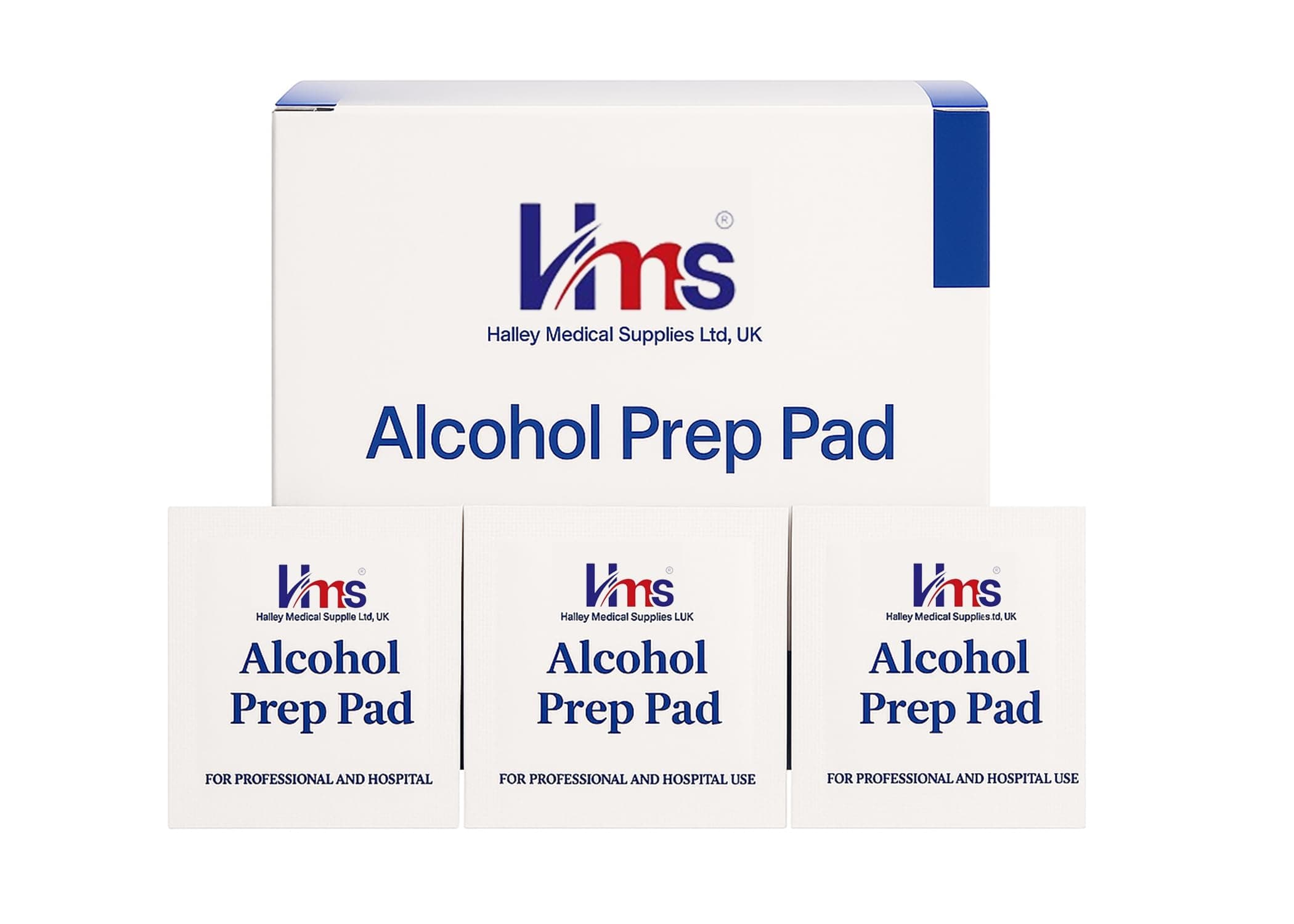 Alcohol Prep Pad, Sterile Wipes (Pack of 200)