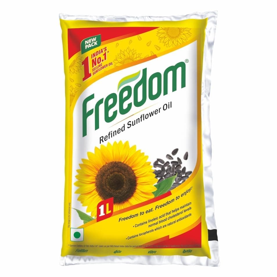 Freedom Refined Sunflower Oil, 1L