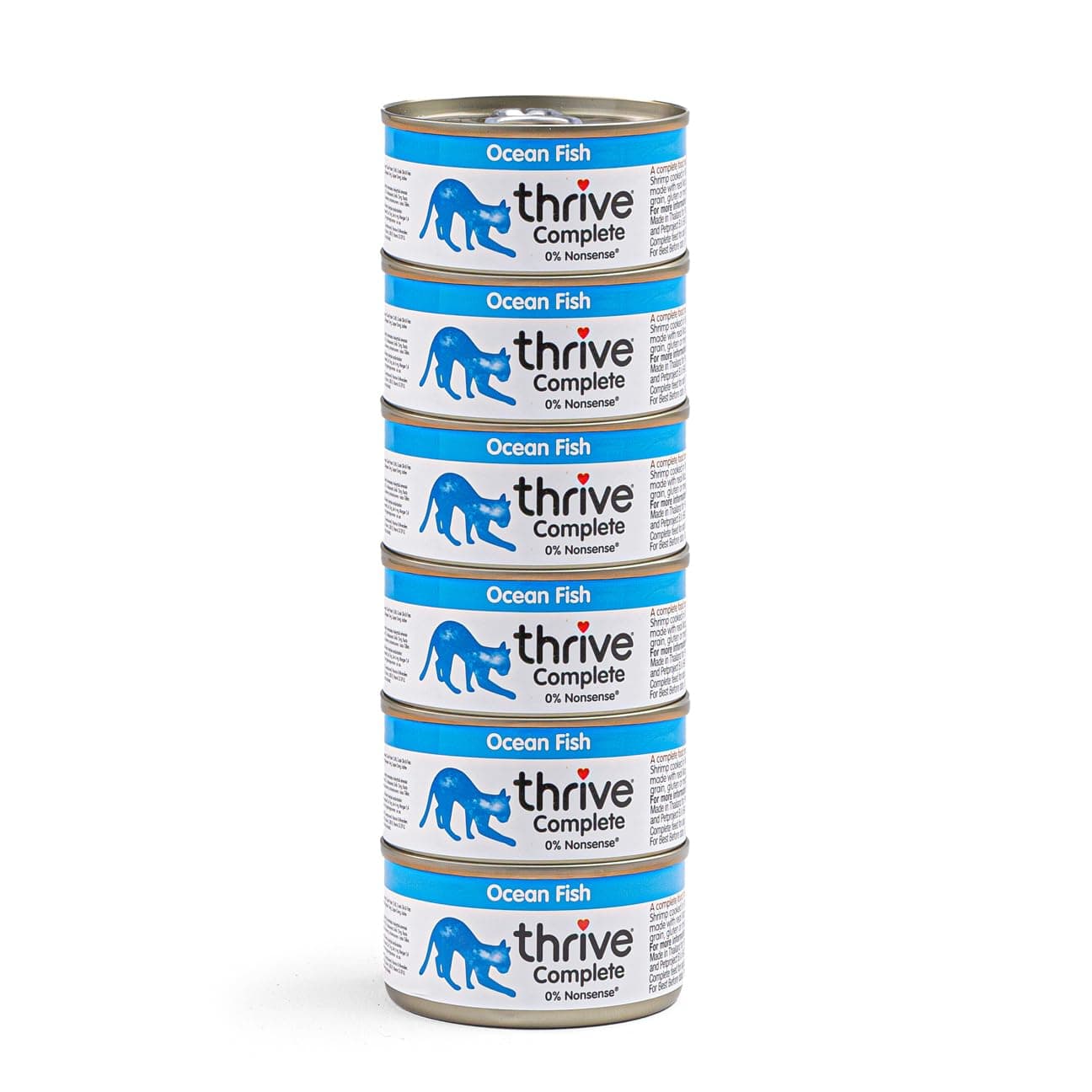 Thrive Cat Food Complete Ocean Fish, 450 g (Pack of 6)