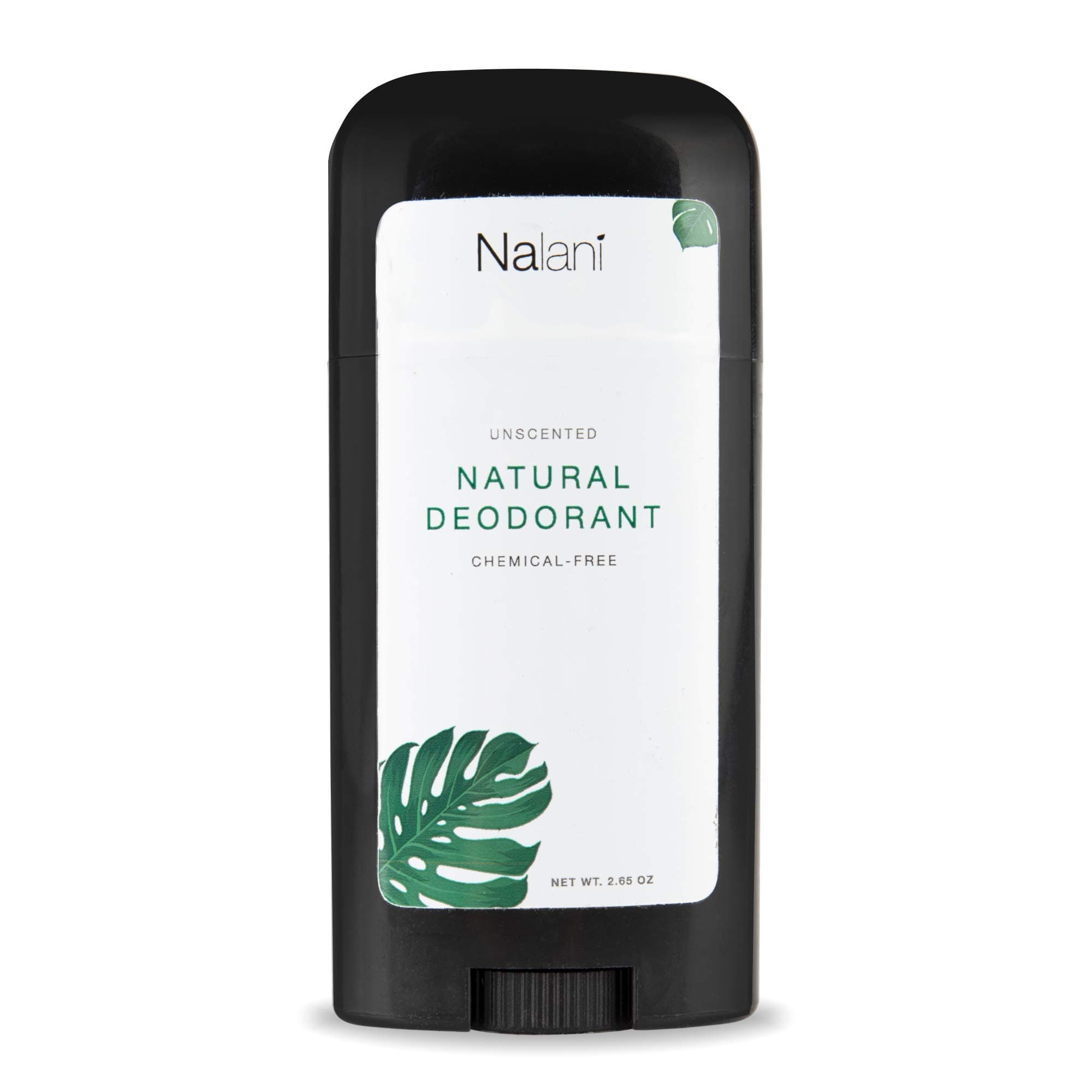 Nalani Truly All-Natural, Organic Deodorant for Women and Men, in 2.65oz Stick - no Added Scent