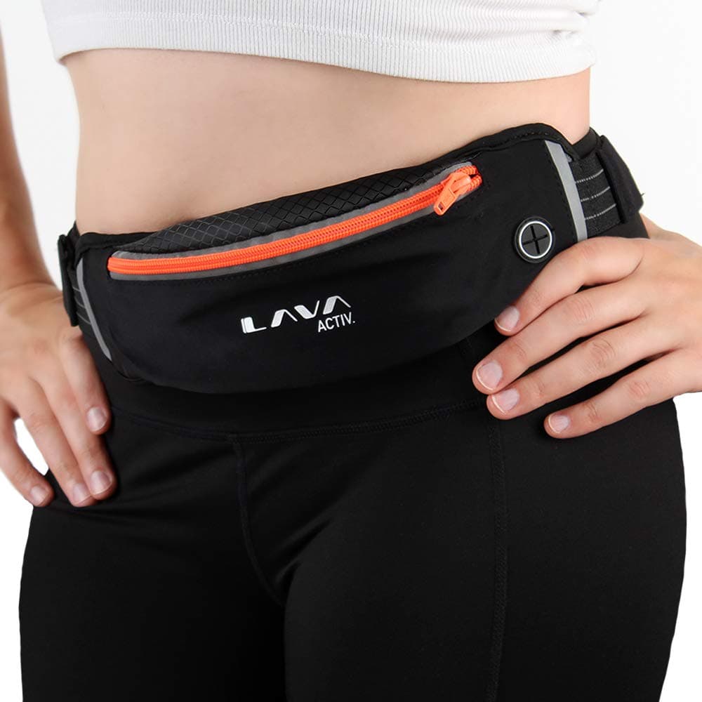 Lightweight Running Belt | Running Utility Belt for Phone, Keys & Personal Items | Running Waist Belt with Sweat Resistant Pouch | Adjustable & Anti-Slip for Running & Sports | Running Bag