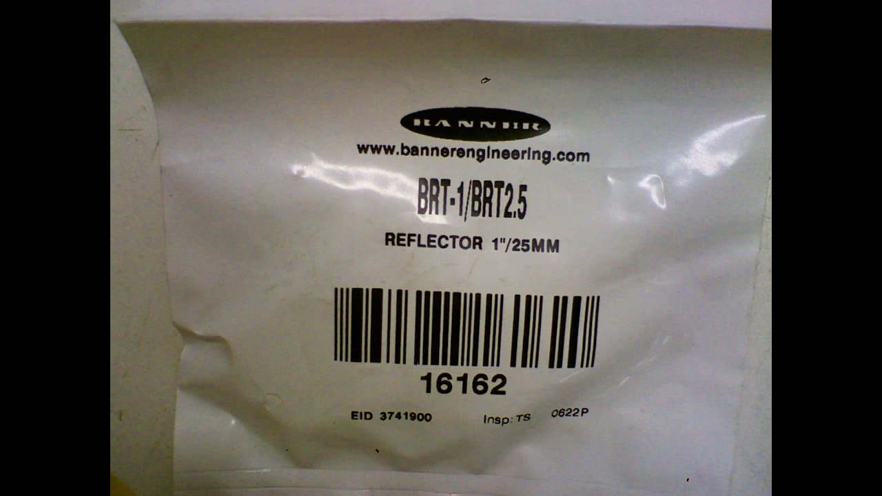 Banner Brt-1/Brt2.5 Reflector 25Mm Brt-1/Brt2.5