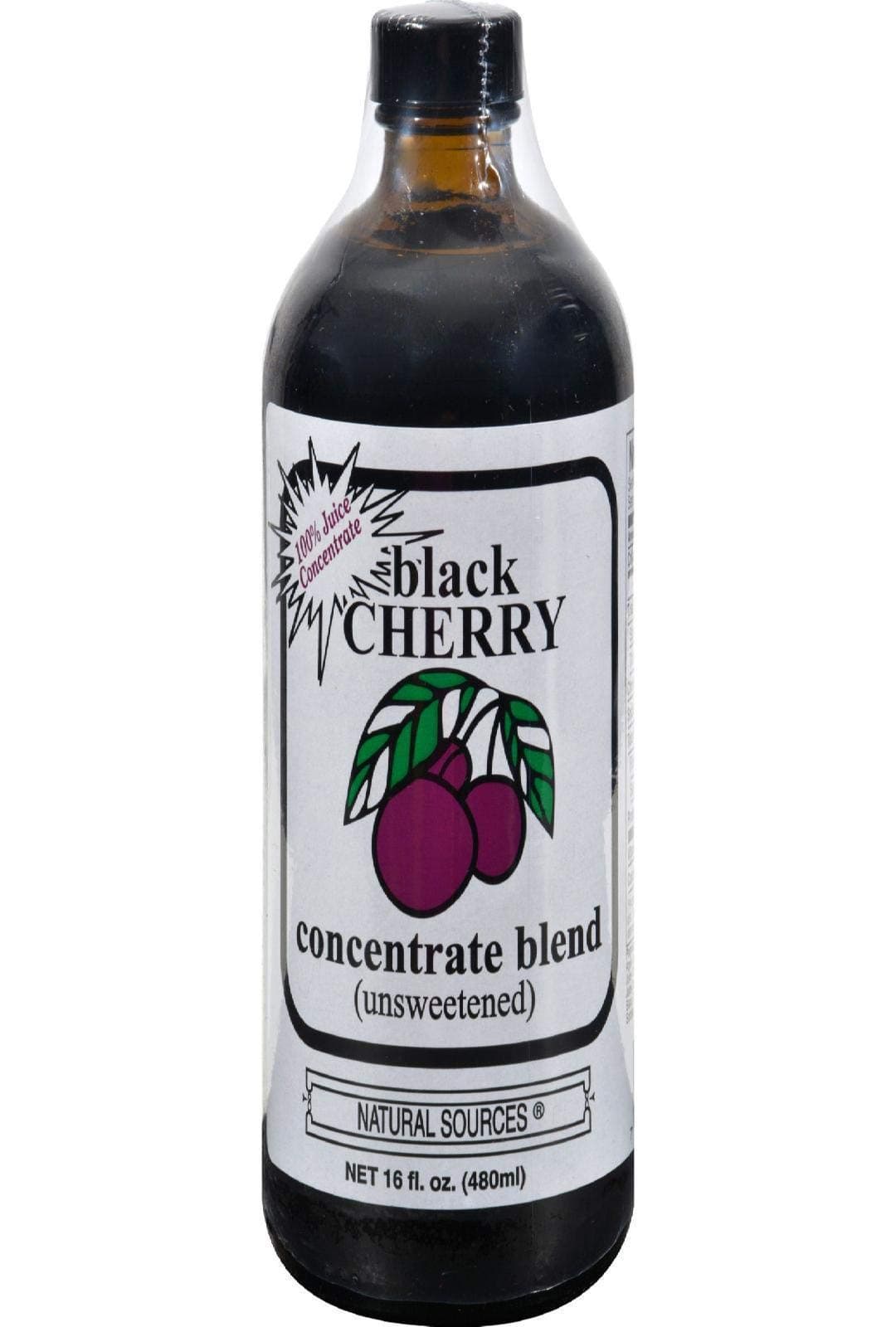 Natural Sources Inc Concentrate, Black Cherry, 16-Ounce