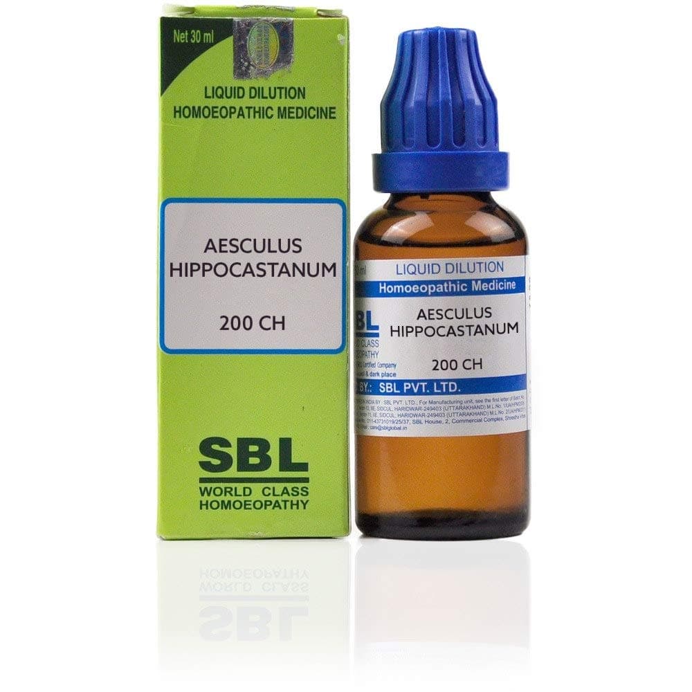 SBL Homeopathic Aesculus Hippocastanum (200 CH) (30 ML) by Exportdeals