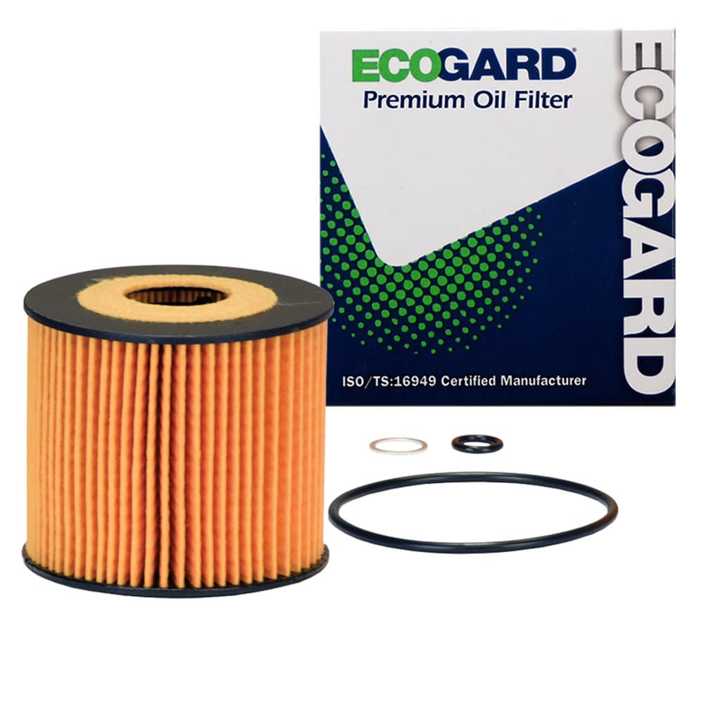 ECOGARD X10431 Premium Cartridge Engine Oil Filter for Conventional Oil Fits Genesis G90 5.0L 2017-2021, G80 5.0L 2017-2020 | Hyundai Genesis 5.0L 2015-2016