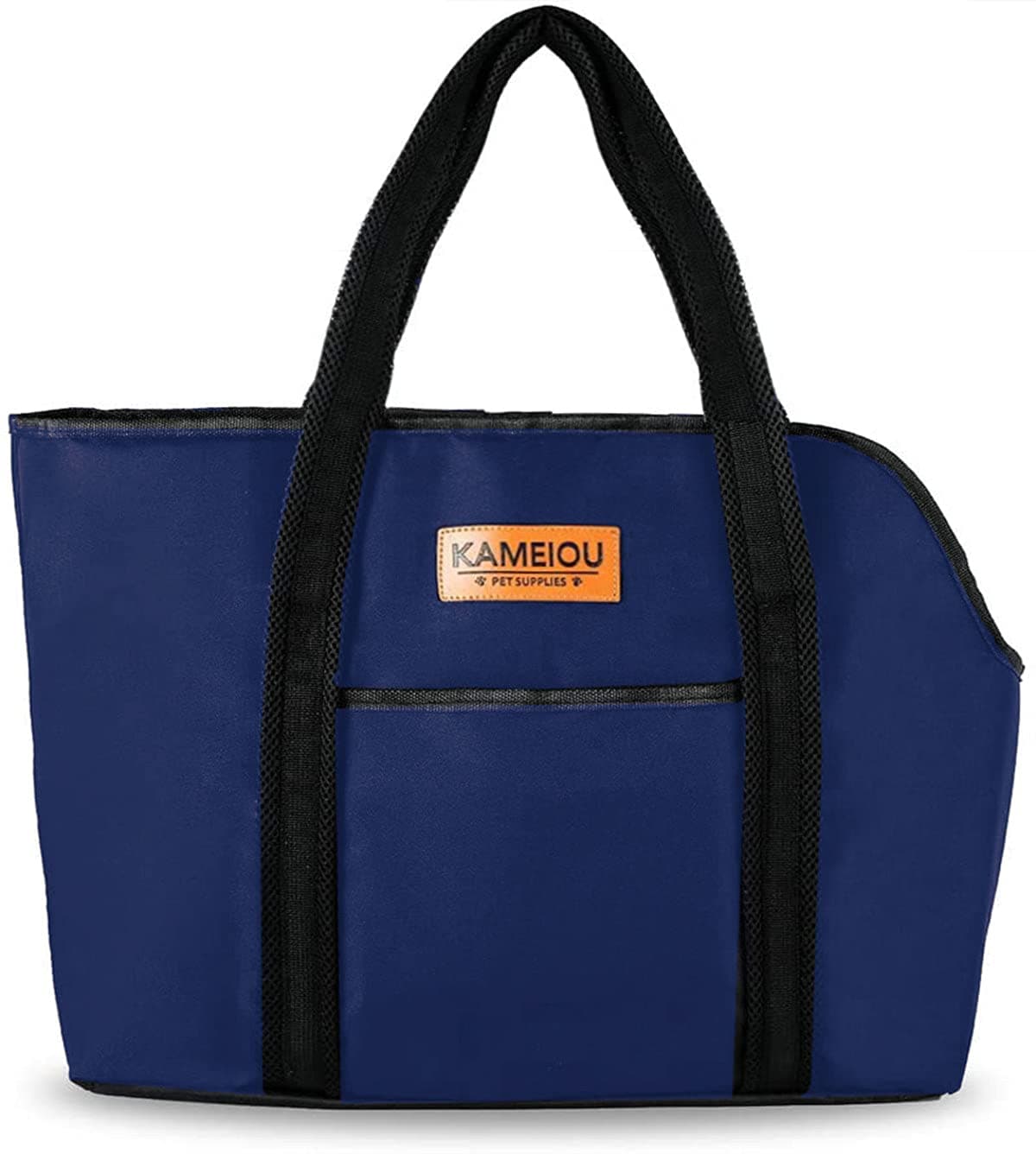 KAMEIOU Pet Dog Purse Tote Carrier Bag for Medium Dogs Travel Soft-Sided Purse Carriers with Pocket Safety Tether Stand Pedal Portable Dog Sling Tote Carrier Purses for Small Medium Dog Doggy Carriers