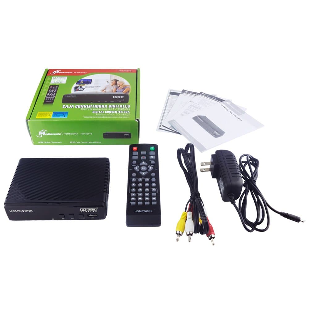 Mediasonic ATSC Digital Converter Box with TV Tuner Function (HW130RN)