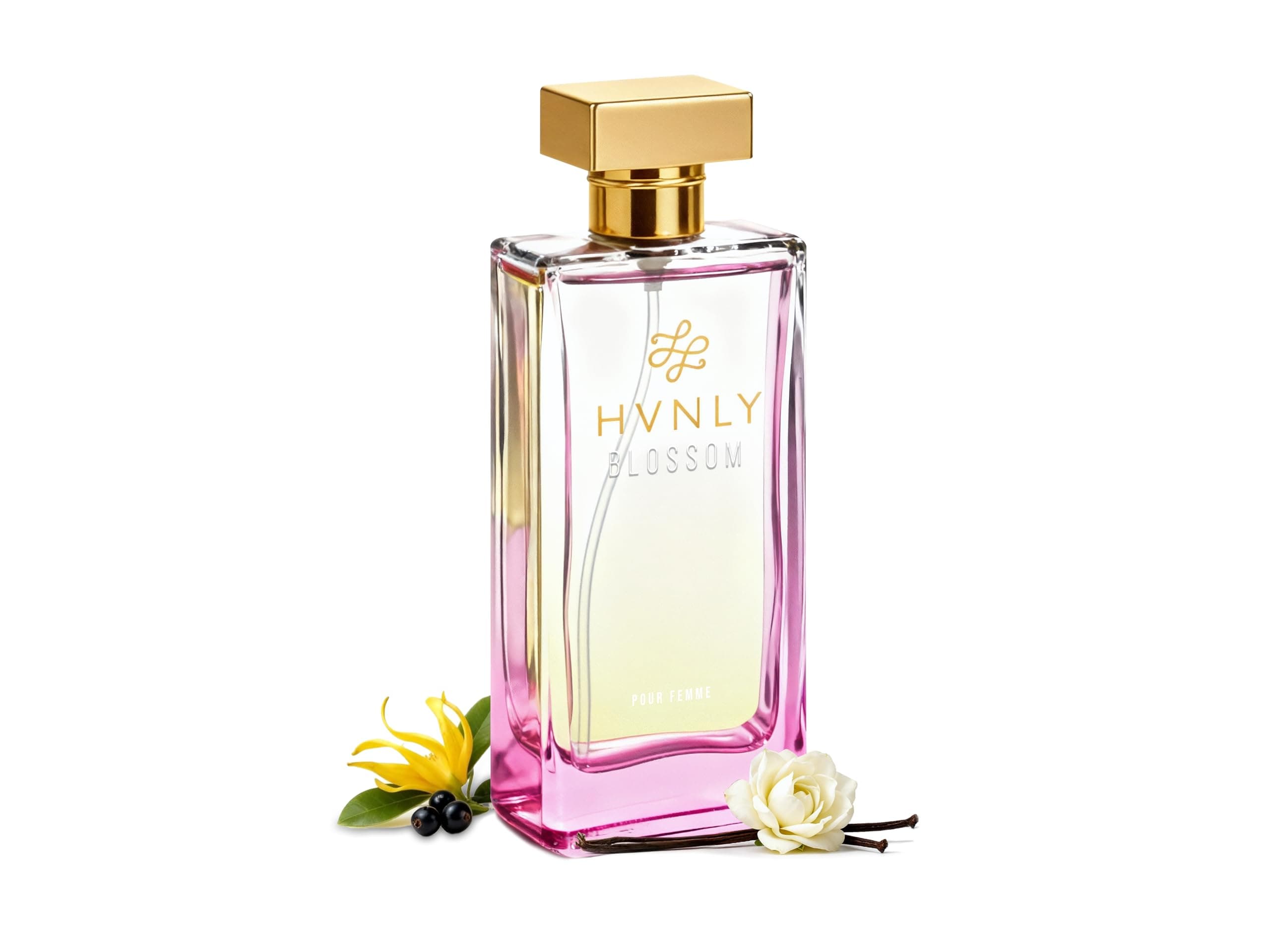 HVNLY Blossom Eau De Parfum For Women | Long Lasting Luxury Floral Perfume | White Florals, Rose, Musk| Best Female Gift For Anniversary, Birthday, Wedding | Office Wear, Day Wear | 30 ml