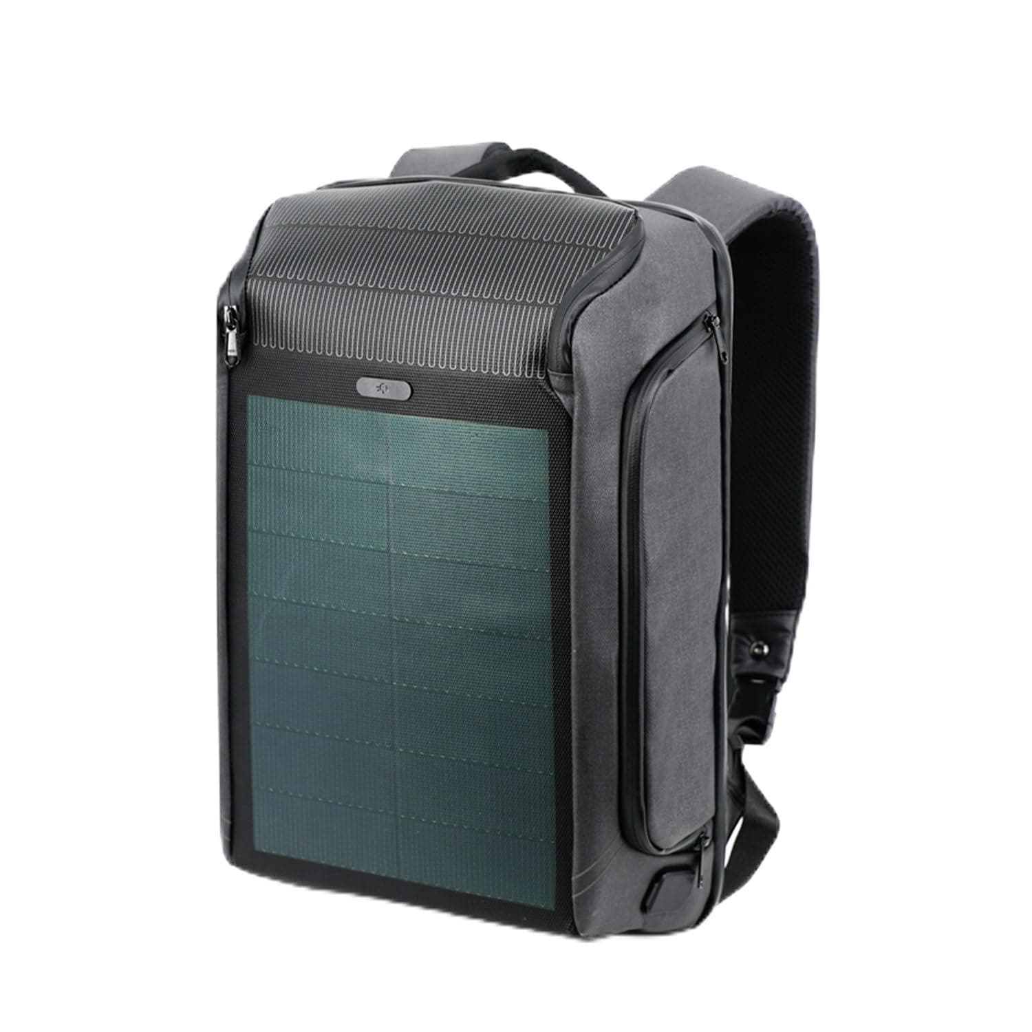 Kingsons Solar Backpack for Men Women, Laptop Backpack Mens Backpack 15.6 Inches with USB Charging Port (15.6“, Travel Backpacks)