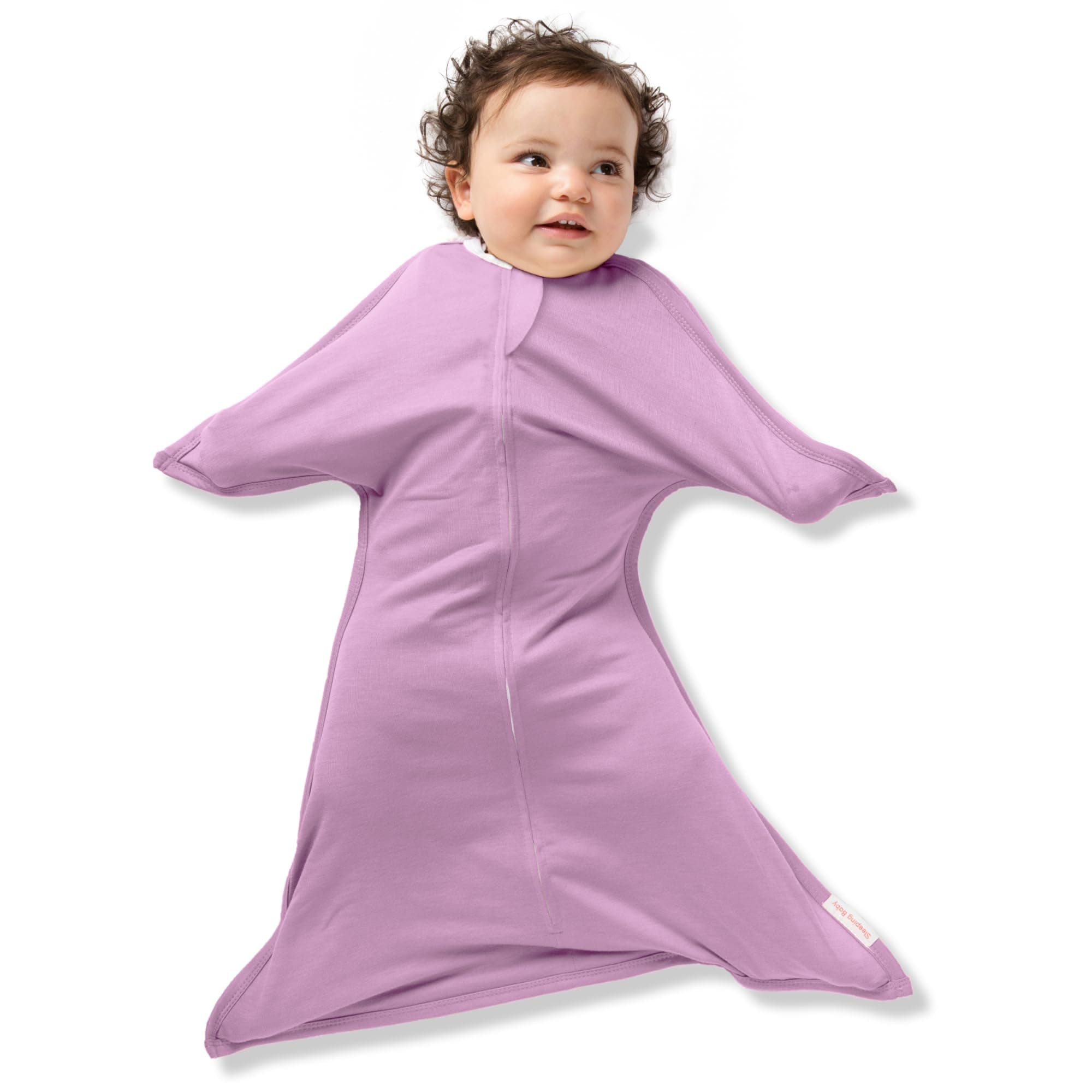SleepingBaby Zipadee-Zip Transitional Swaddle - Loose Zipper Swaddle for Diaper Change and Proper Hip Development