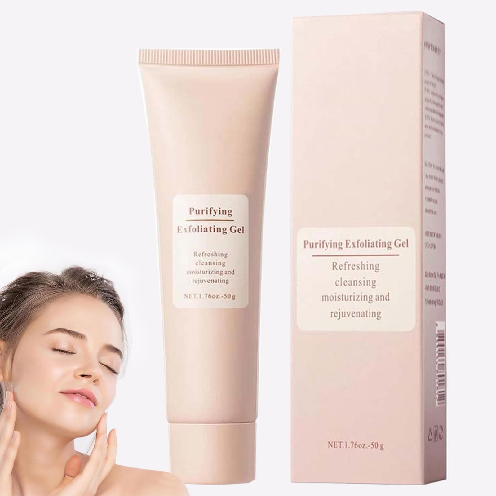 Purifying Face & Body Exfoliating Cream - Gel Scrub for Face & Body