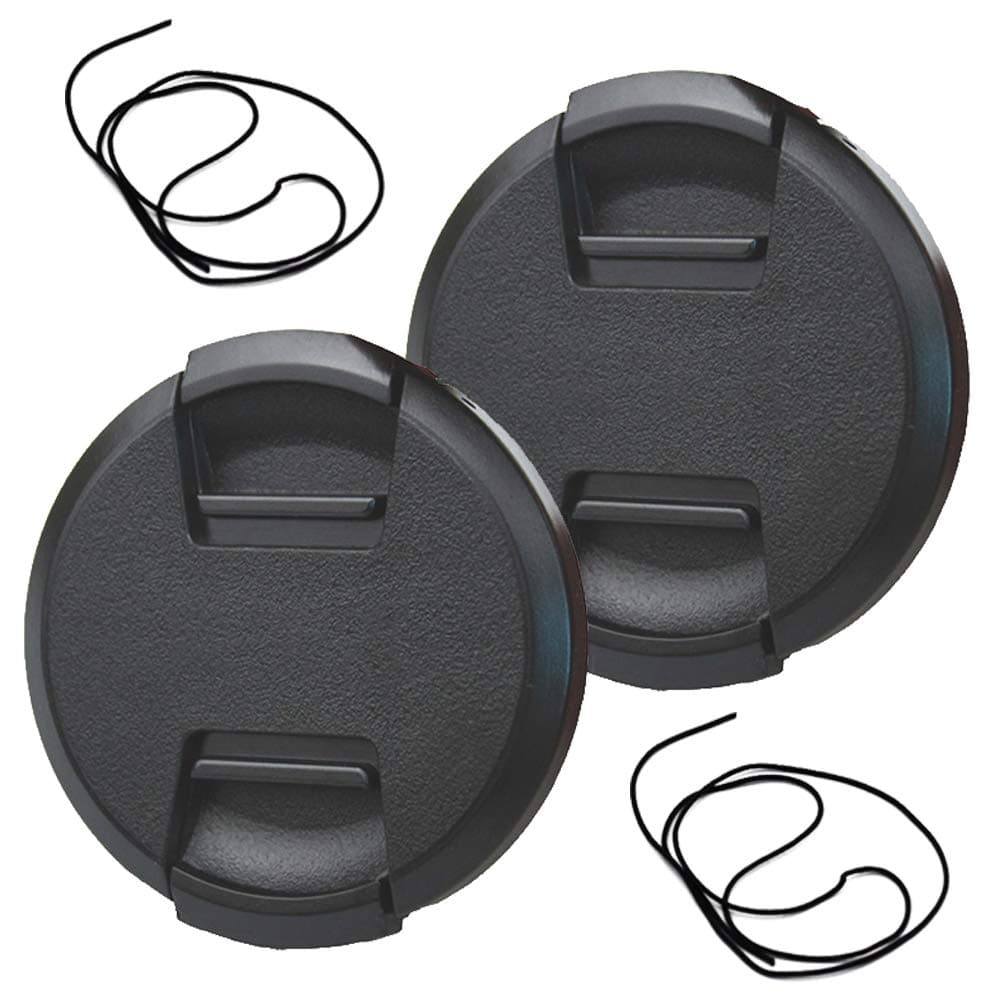 72mm Lens Cap for NIKKOR Z 24-70mm f/4 S Lens for Nikon Z7 Z6 Camera, 72mm Snap-on Lens Cap for Fuji XF16-80mm f/4 R OIS Lens for Fuji X-T4 X-T3 Camera-2Packs