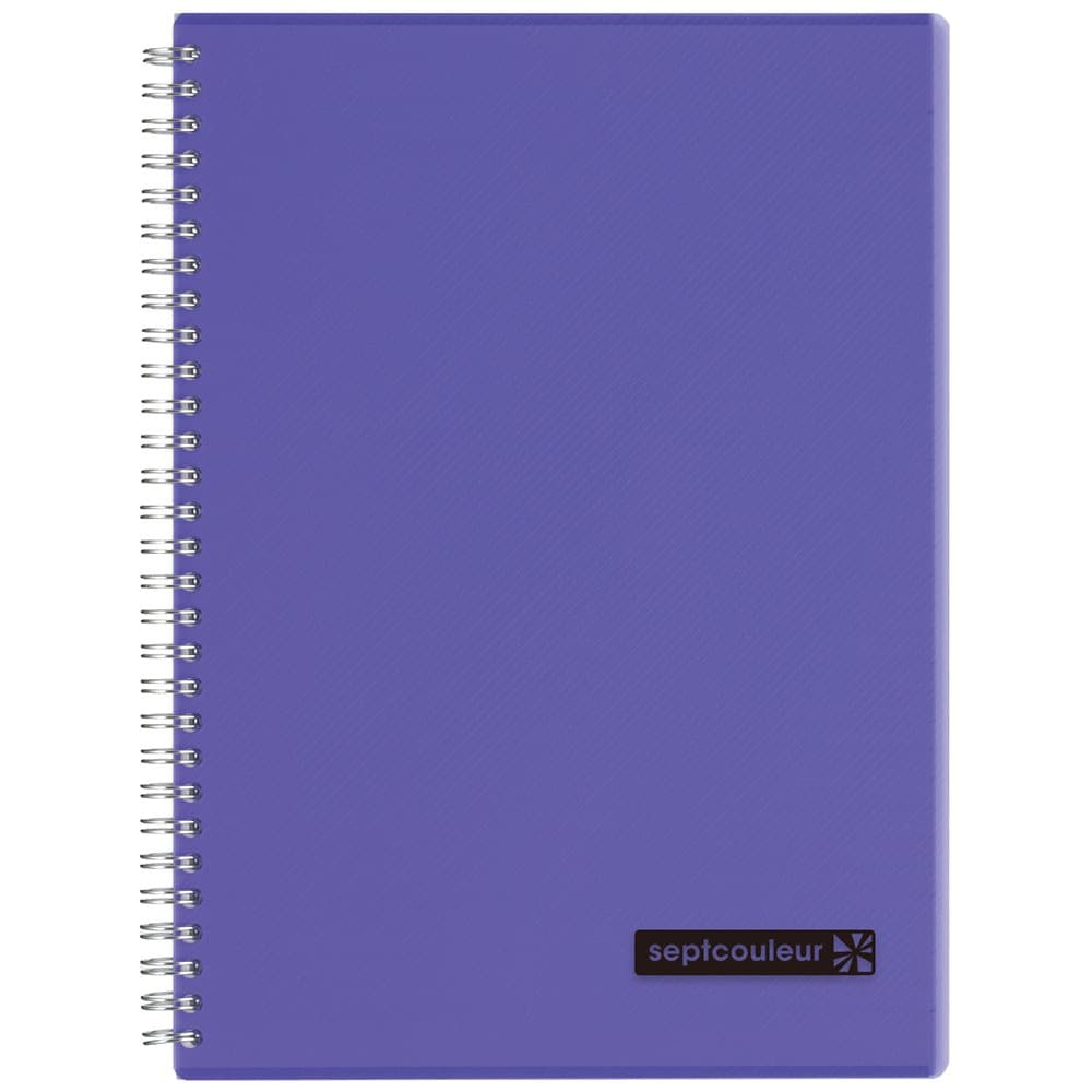 Septcouleur Notebook B5 Size(25 x 17.6CM) (Purple)