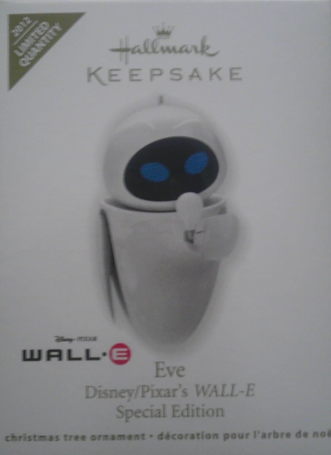 QXE3004 Eve Disney/Pixar's WALL-E Special Edition 2012 Limited Quantity Hallmark Keepsake Ornament