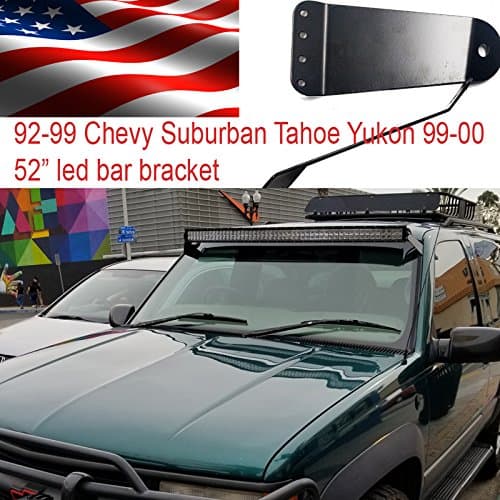 smd 92 99 Chevy Suburban Tahoe Yukon Curved bar Bracket 52" Light-Mount