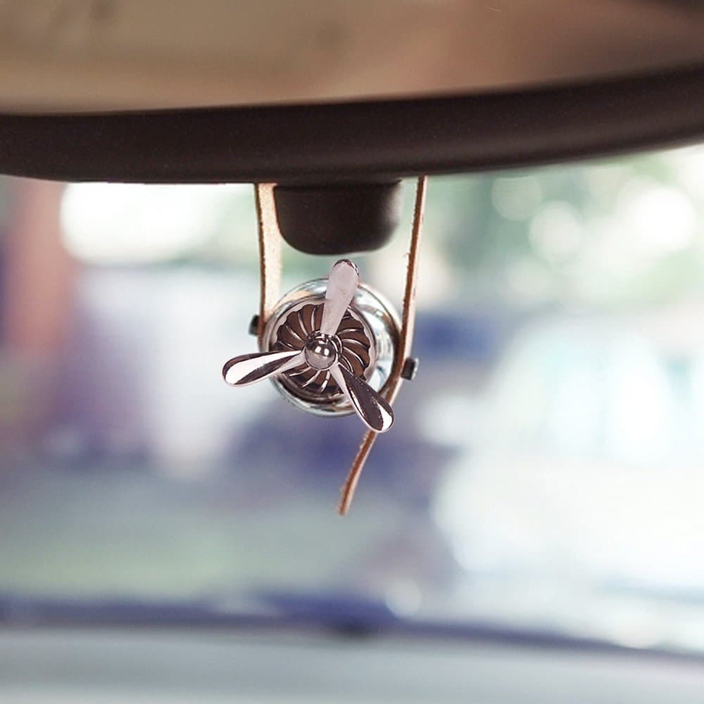 SUNZEALLY Car Air Purifier, Car Air Freshener, Ionizer, Ionic Air Purifier - Removes Pollen, Smoke, Bad Smell and Odors - Ideal for Automobile or RV and Car Gift (Sliver)