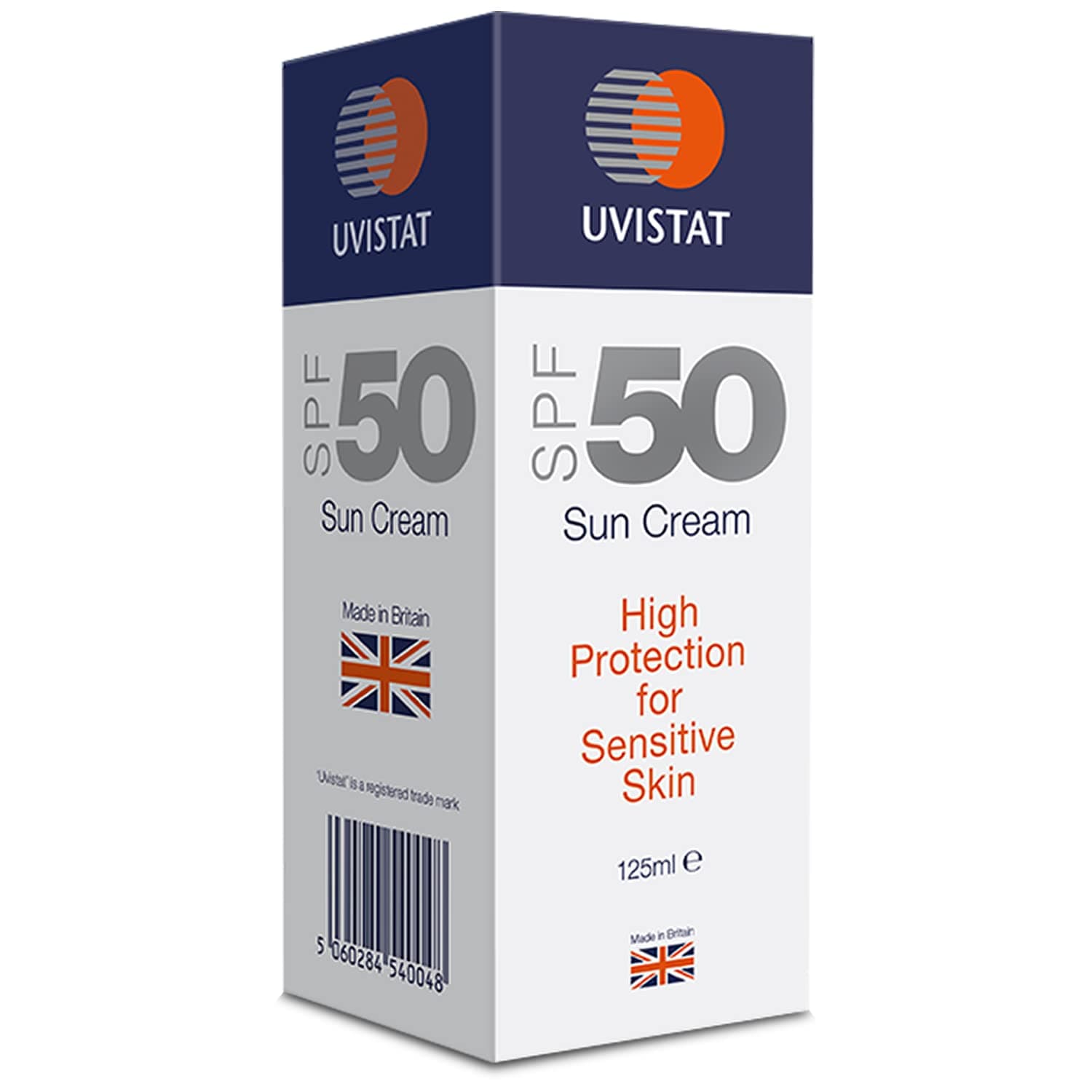 Uvistat Sun Cream Spf50 Very High Protection 125 Ml