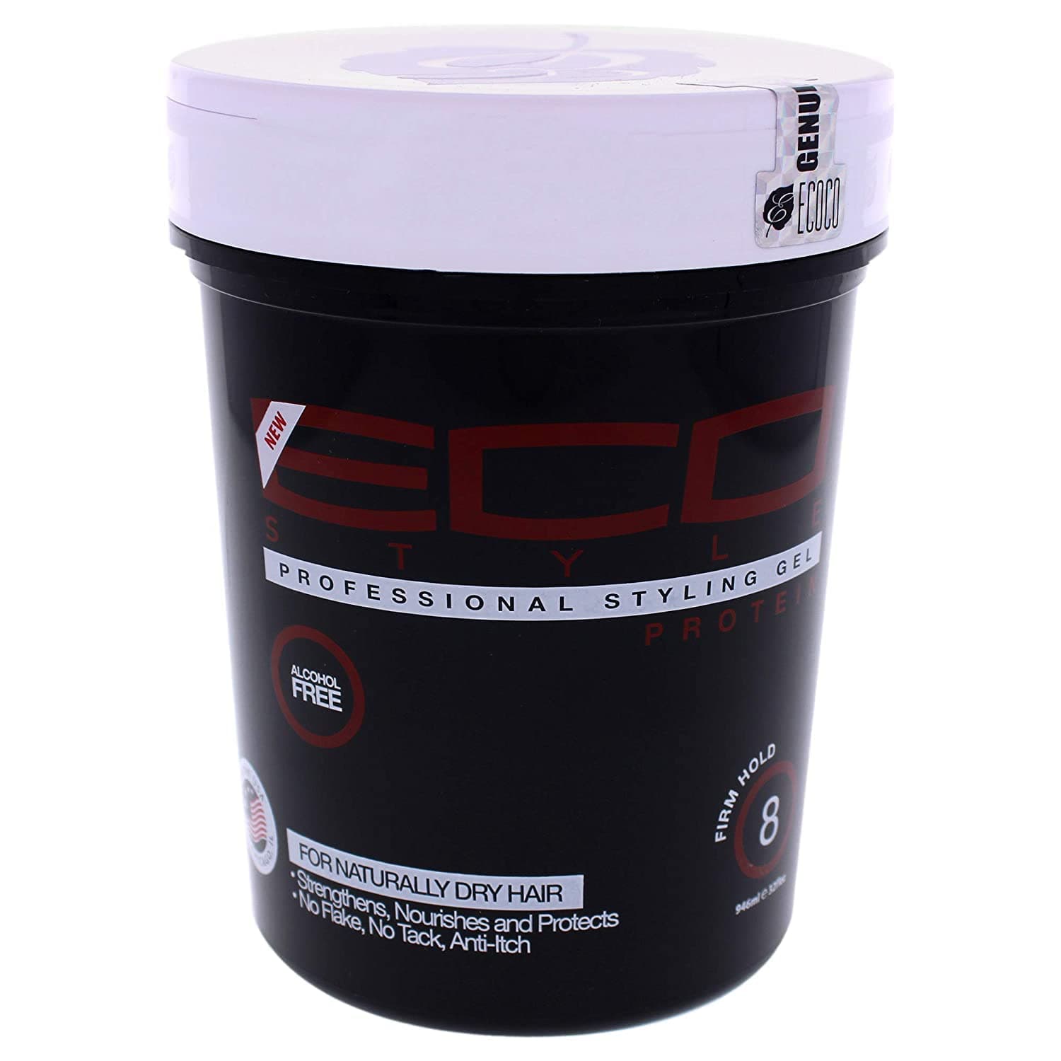Eco Styler Styler 946 ml Black Professional Protein Styling Gel Jar