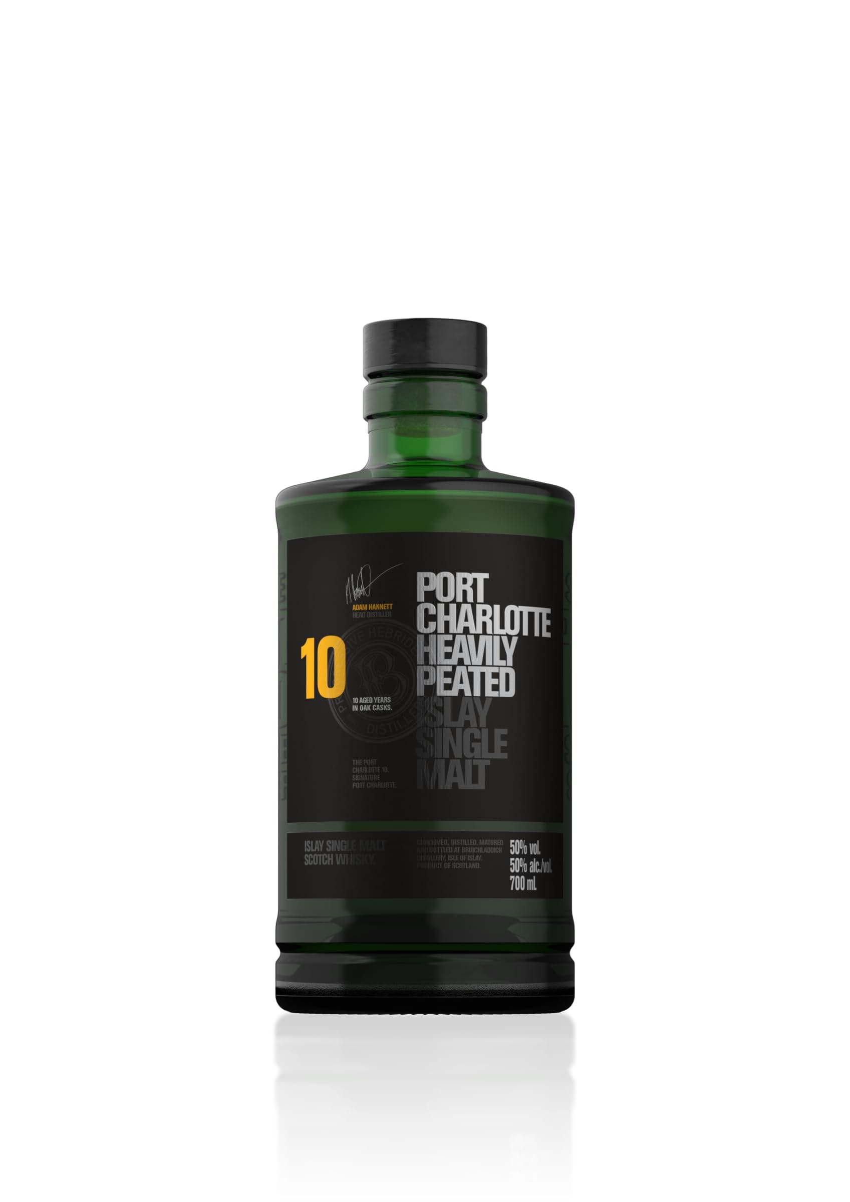 10 Year Old, Heavily Peated Islay Single Malt Scotch Whisky, 70cl
