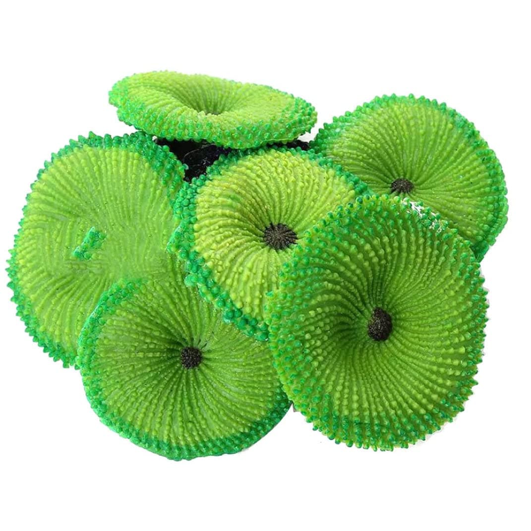 Pineeseatile Fake Coral,Artificial Coral Fake Fish Tank Landscape Coral Aquarium Plants Ornament Decoration Green