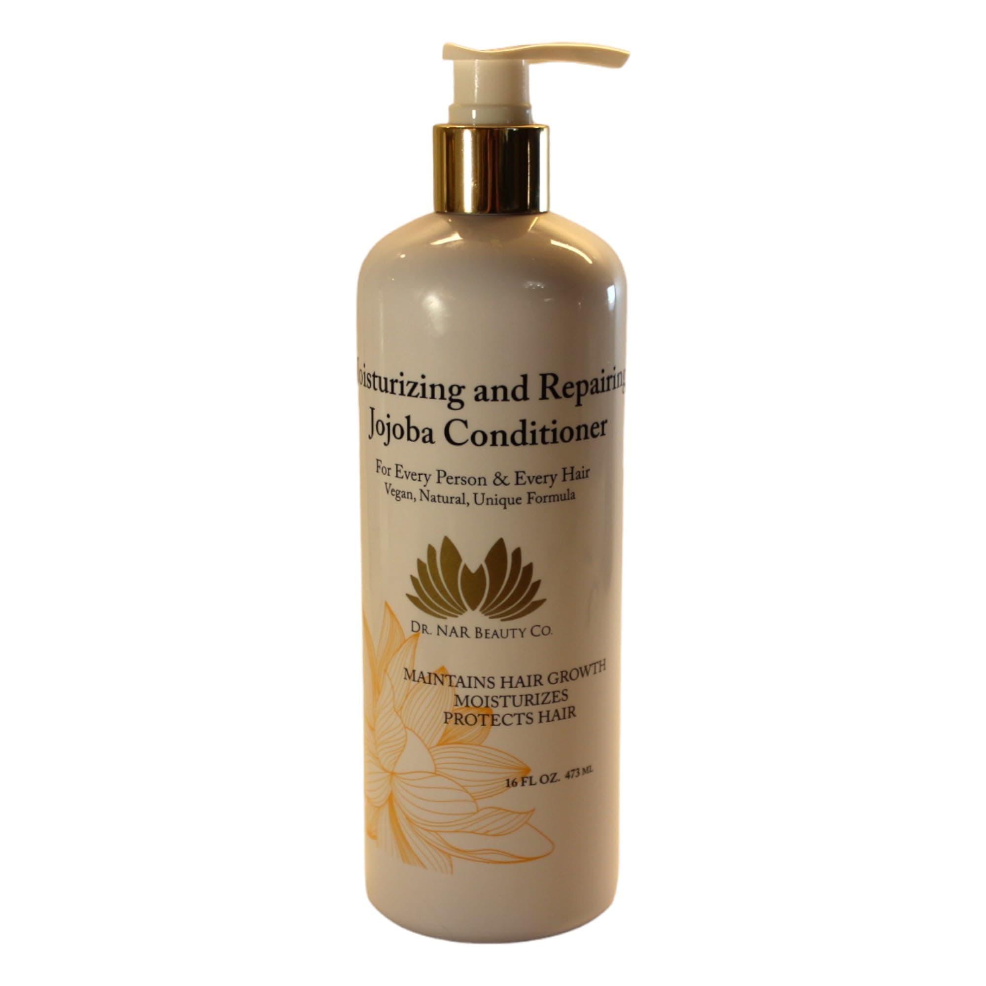 Jojoba Conditioner – Moisturizing & Repairing – Sulfate-Free, Silicone-Free, Vegan – Strengthens, Softens & Reduces Frizz – 16 oz