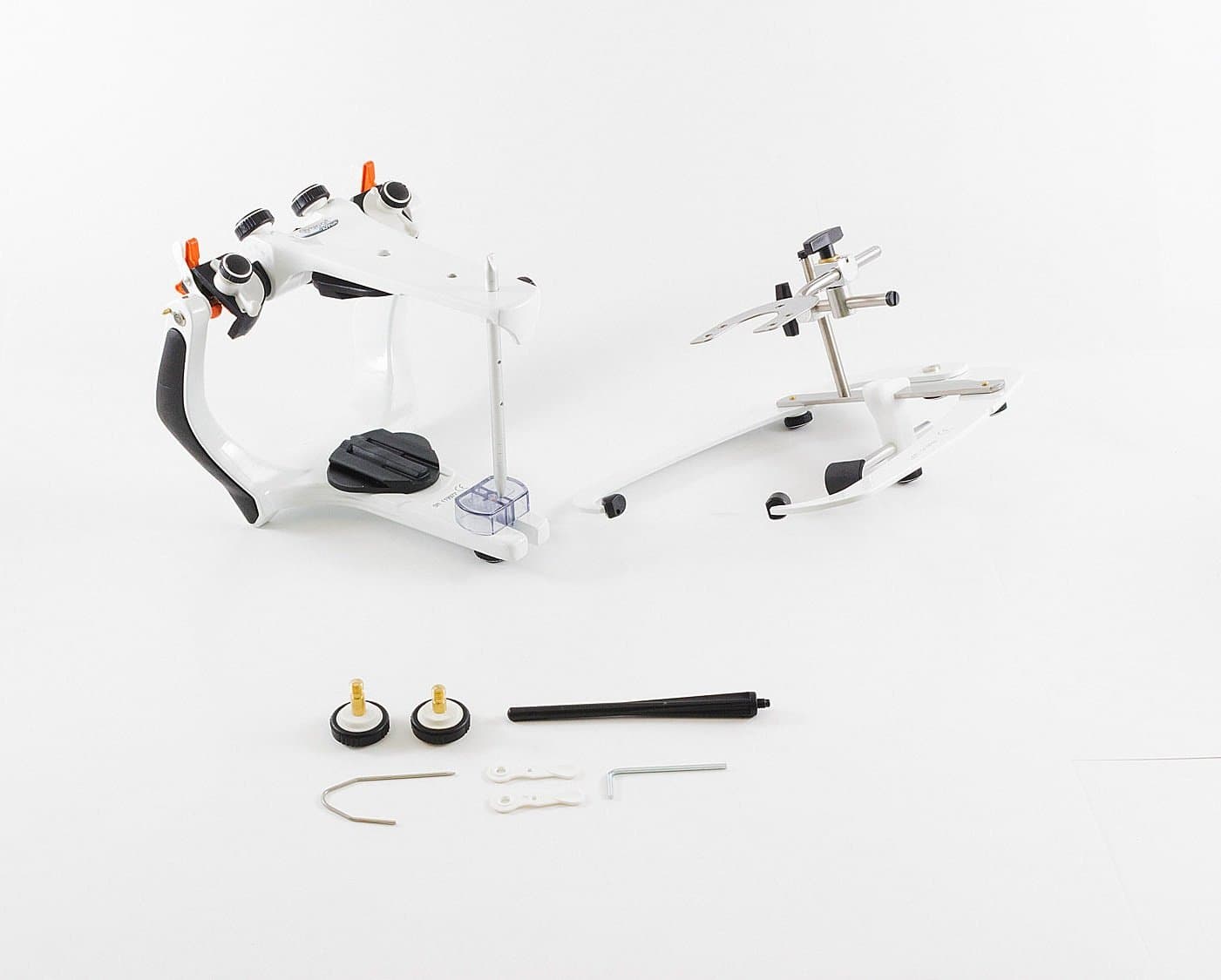 Dental Articulator - A7-Plus Semi-Adjustable Articulator with Standard Face Bow & Case