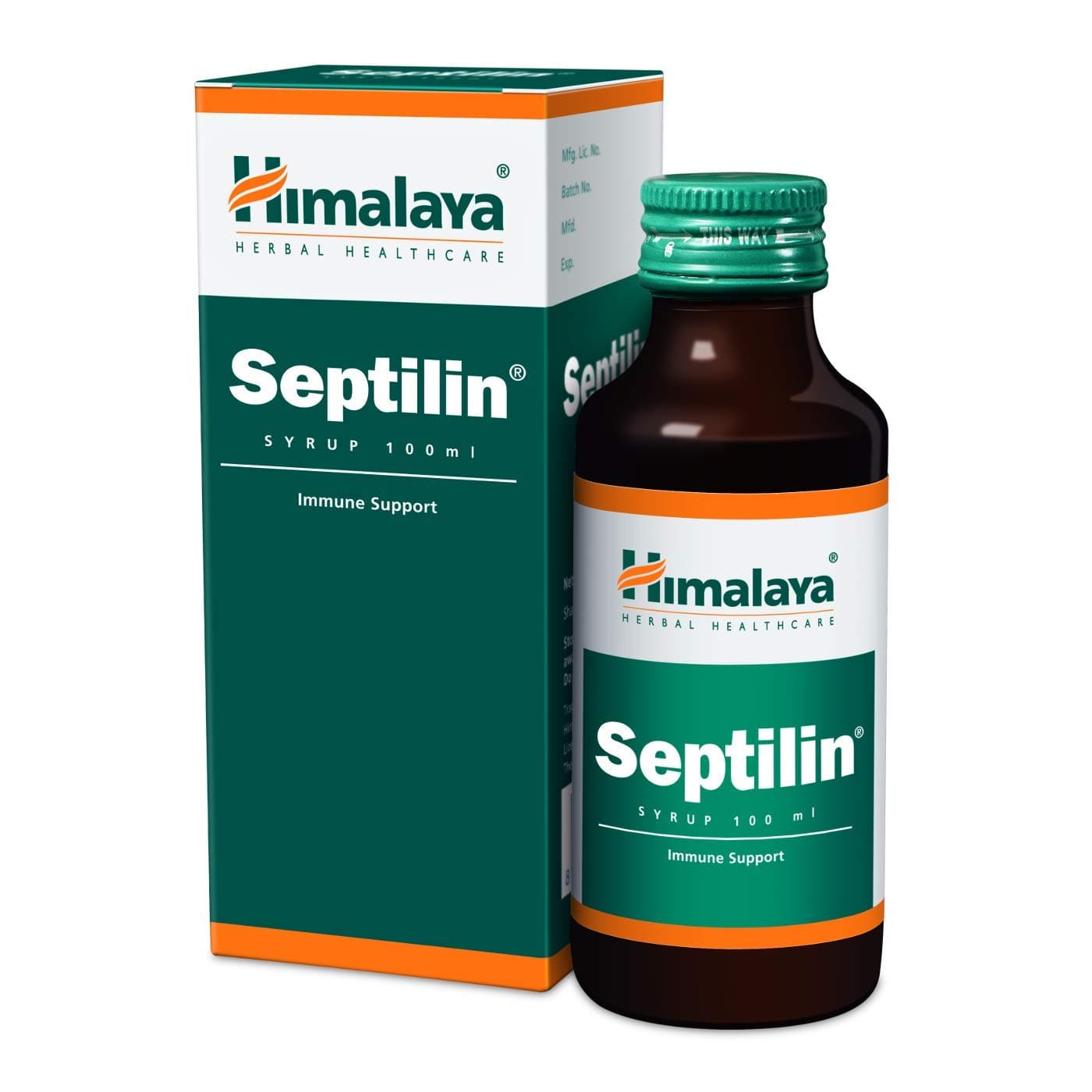 Himalaya Herbal Healthcare SEPTILIN Syrup - 200ml (Pack of 2x 100ml)