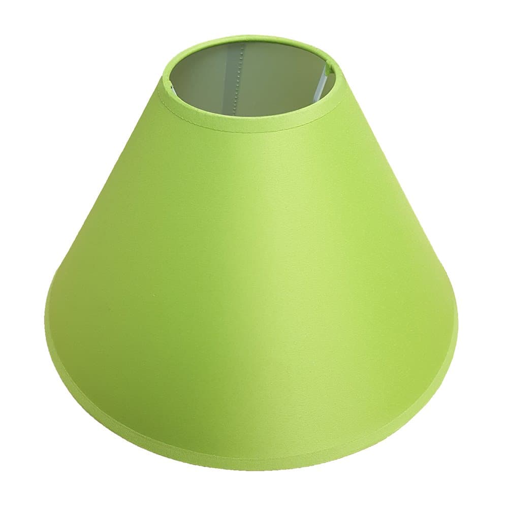 Lights and Linen 14" Coolie Ceiling Table Lamp Shade Main Colour: Lime Green